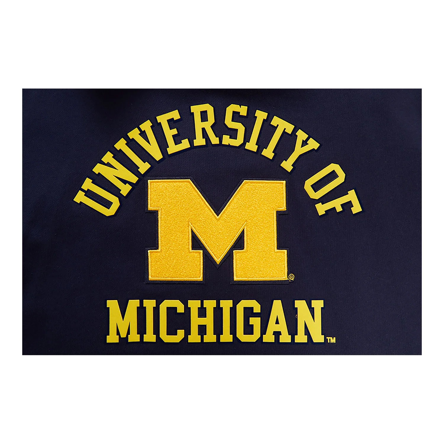 Michigan Wolverines Classic Stacked Logo Fleece Pullover Hoodie - Image 6