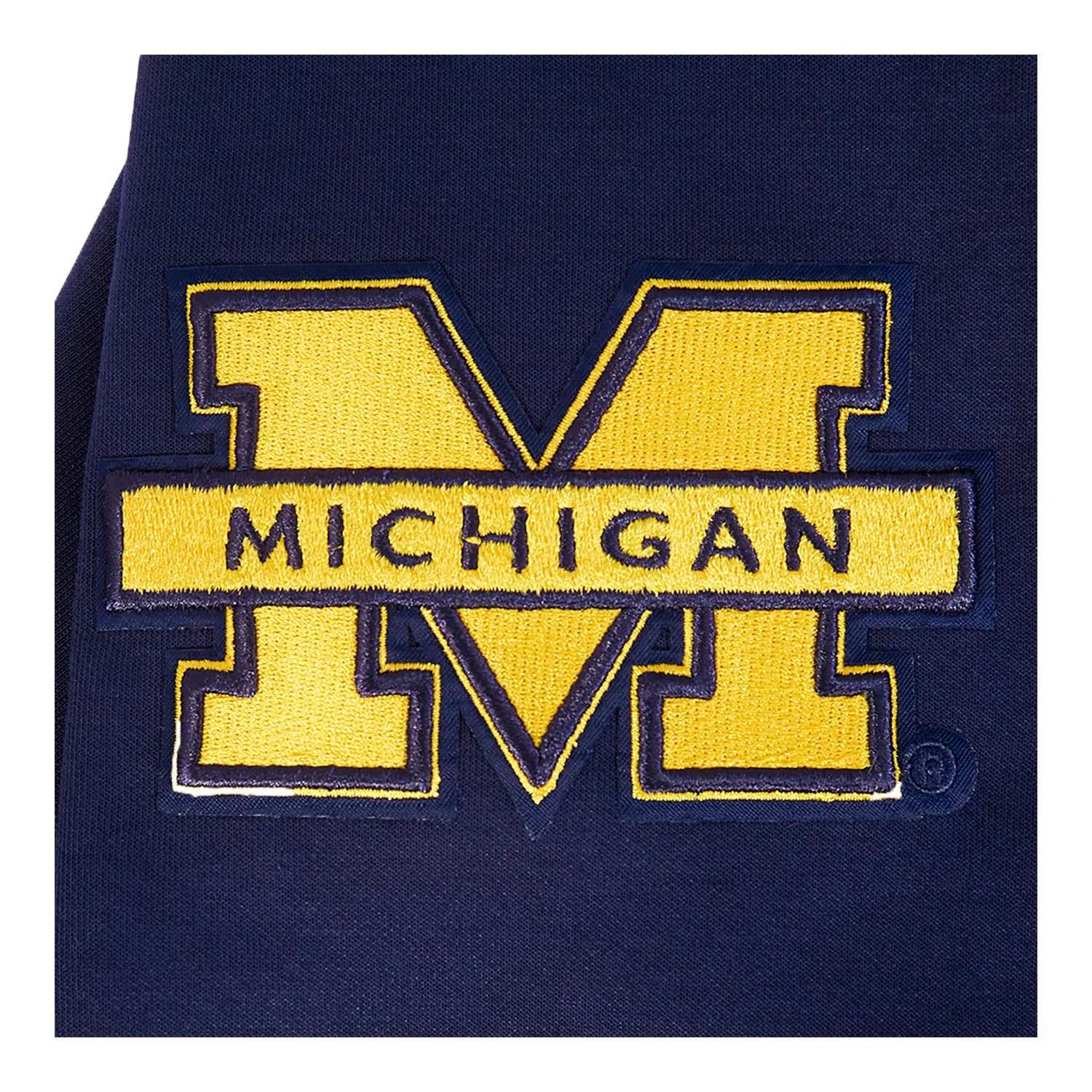 Michigan Wolverines Classic DK Navy Full-Zip Pullover Hoodie - Image 8