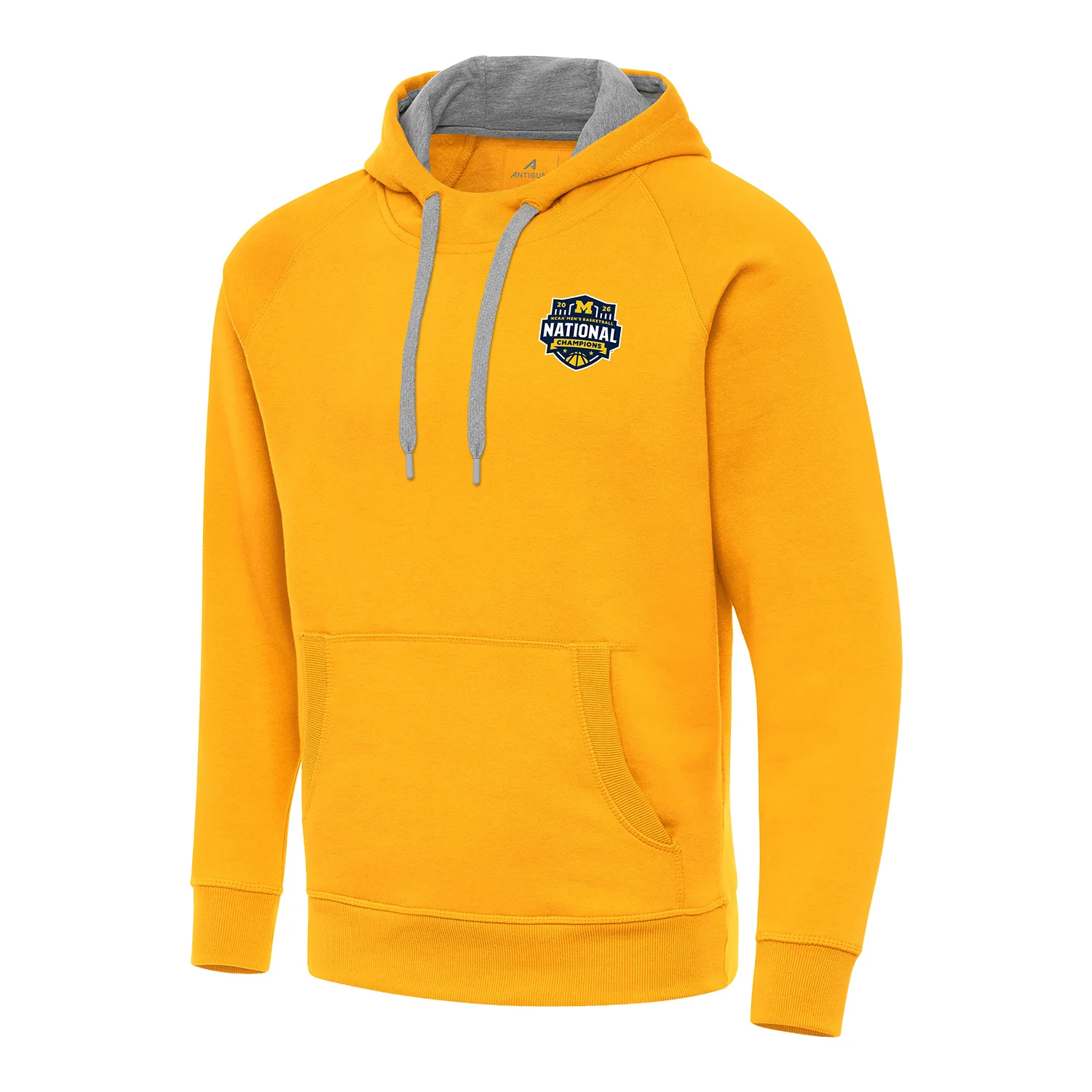 Michigan Wolverines Men's Basketball National Champions Gold Victory Hoodie