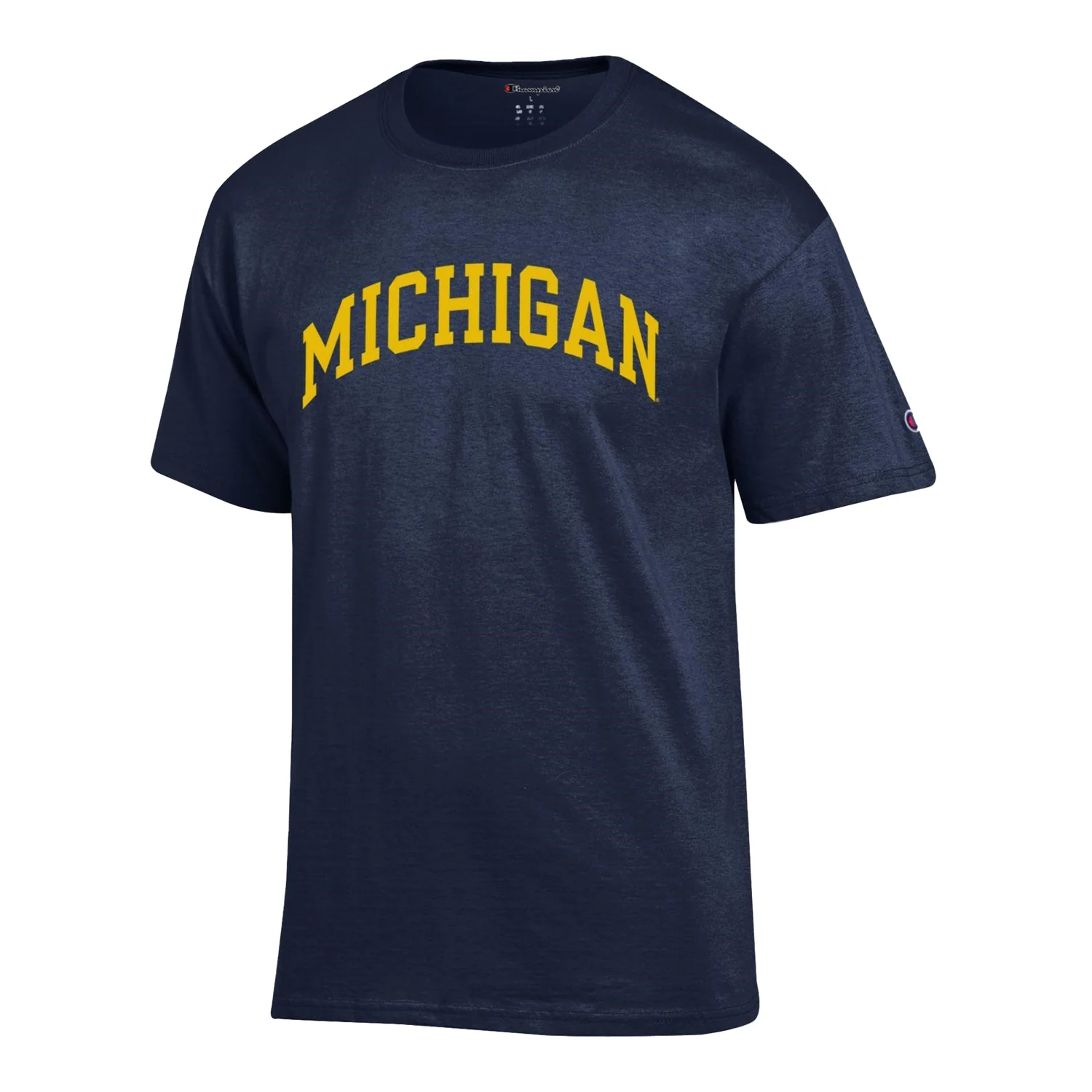 Michigan Wolverines Blue Champion Wordmark T-Shirt