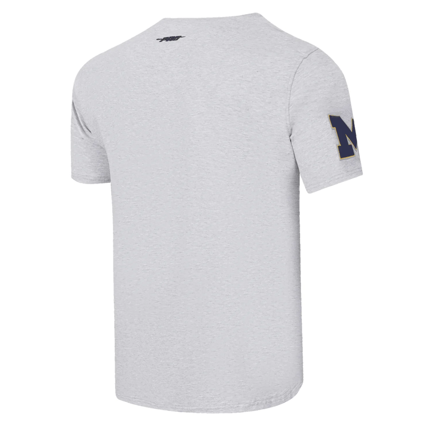 Michigan Wolverines Gray Pro Standard Wordmark Sleeve Hits T-Shirt - Image 4