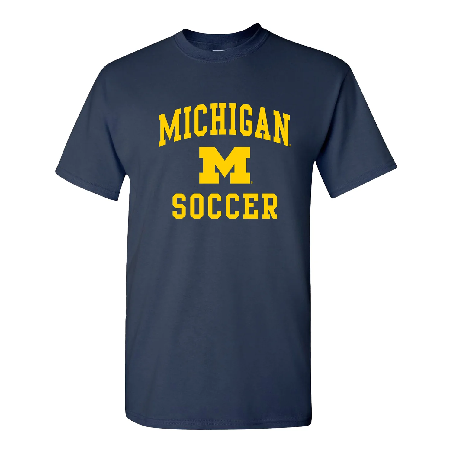 University of Michigan Soccer Navy Sport Tee