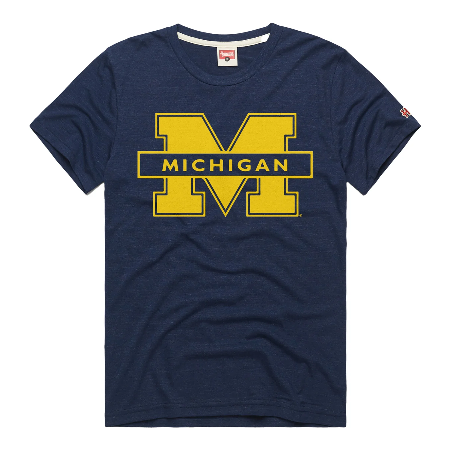Homage University of Michigan '96 Retro Logo T-Shirt