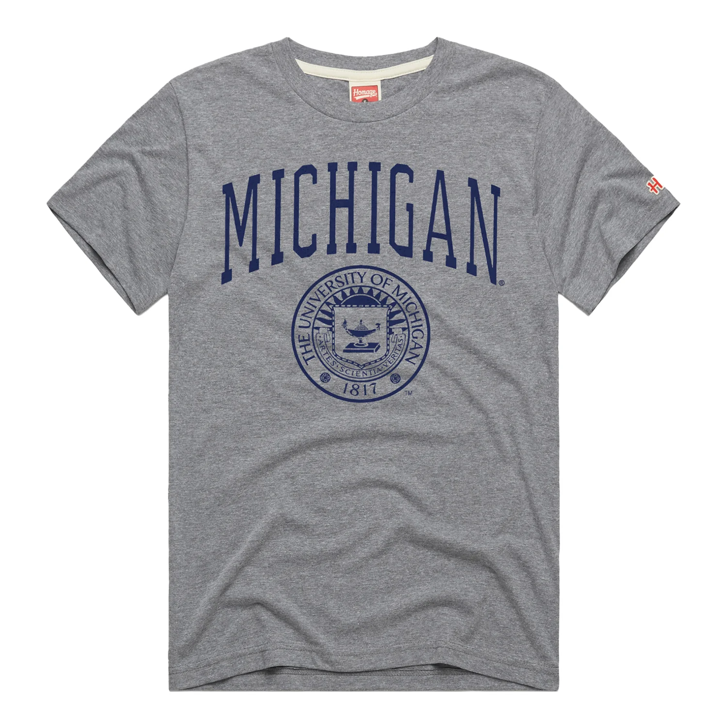 Homage University of Michigan Collegiate Crest T-Shirt