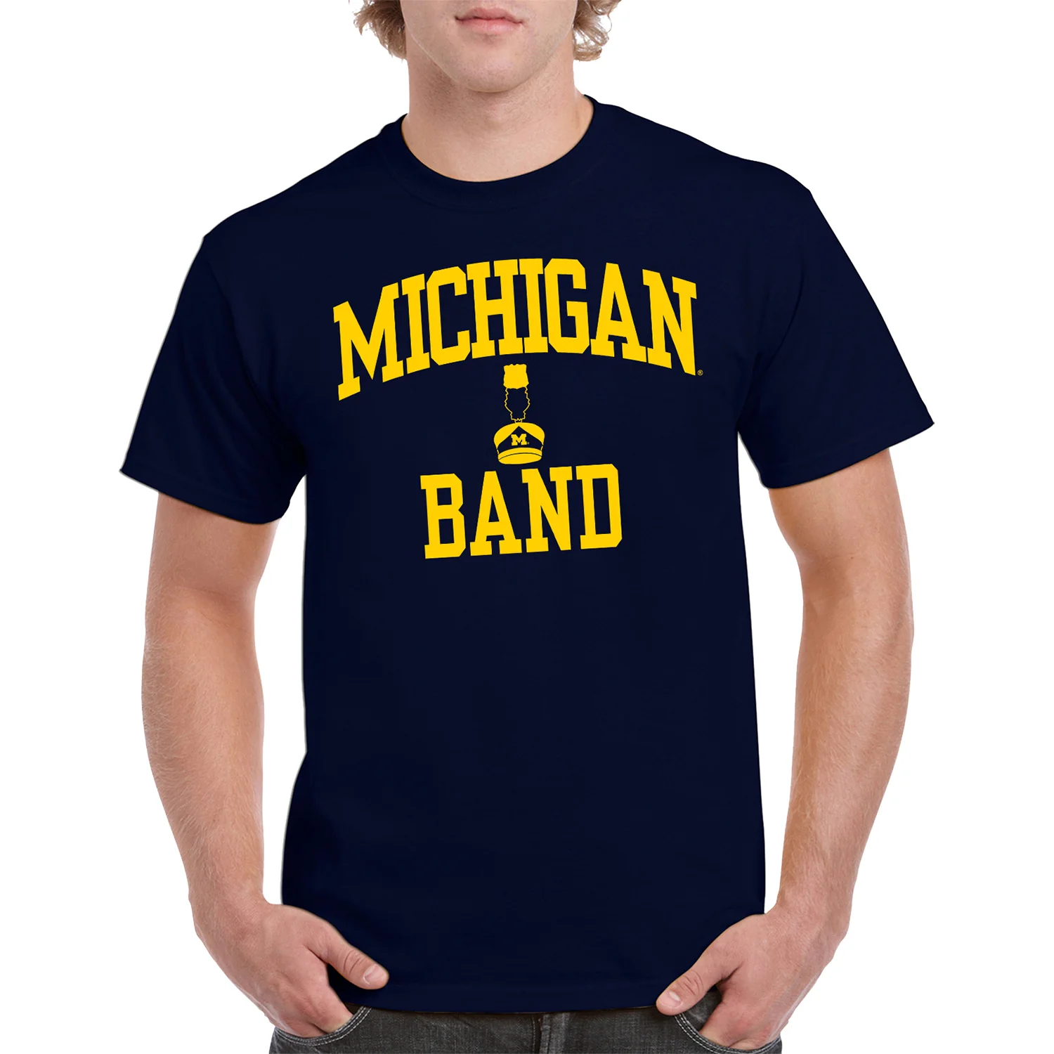 Michigan Wolverines Band Navy T-Shirt