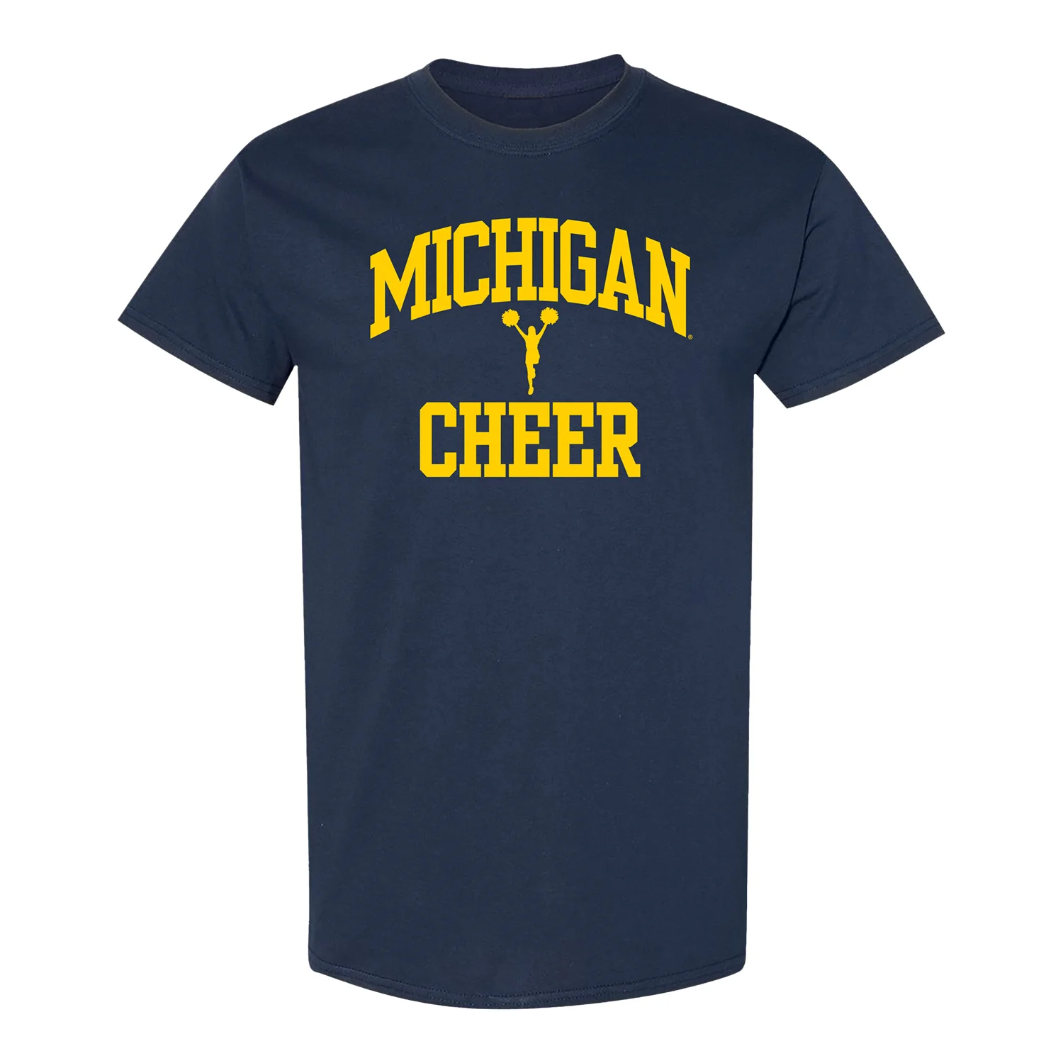 Michigan Wolverines Cheer Navy T-Shirt