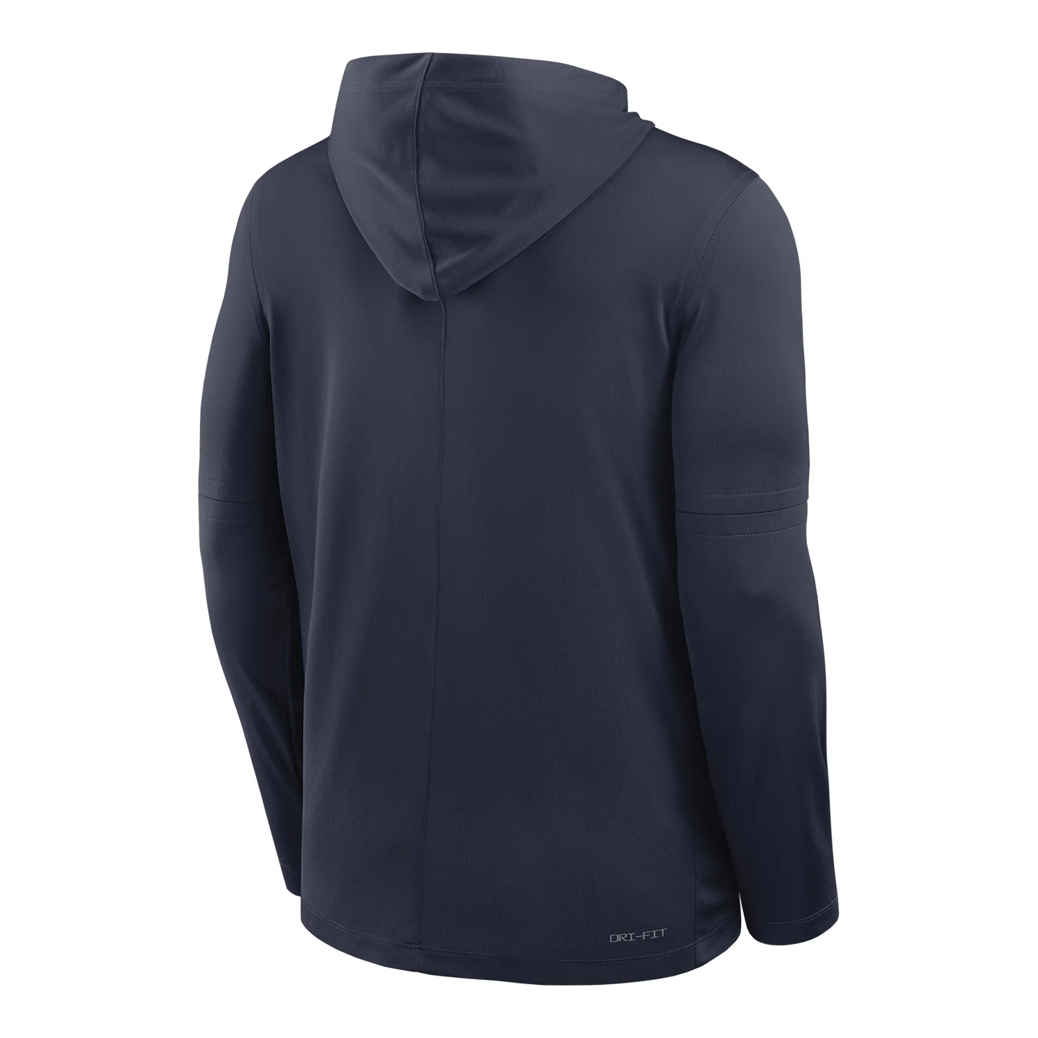 Michigan Wolverines Long Sleeve Navy Hooded Tee - Image 2