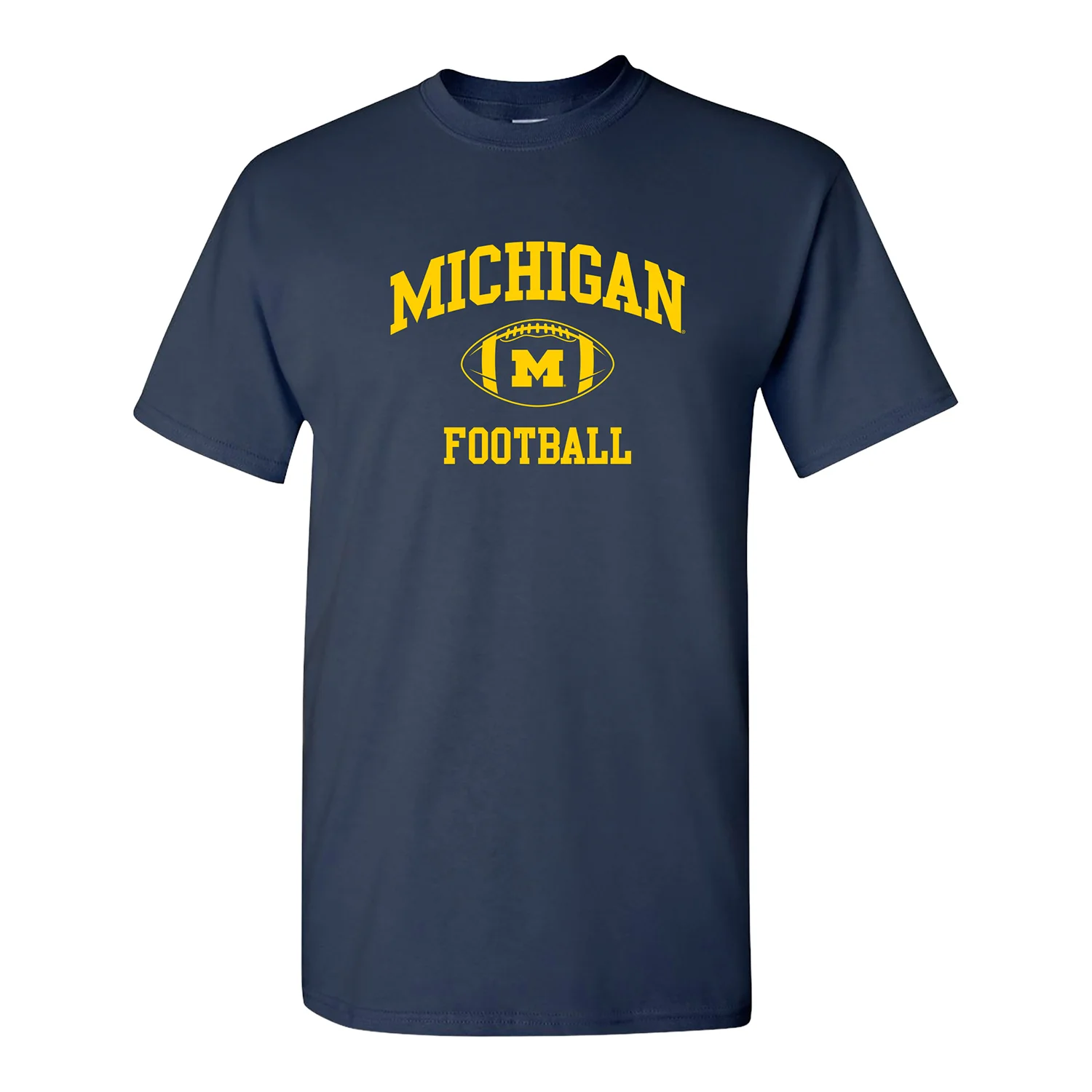 Michigan Wolverines Navy Classic Arched Wordmark T-Shirt