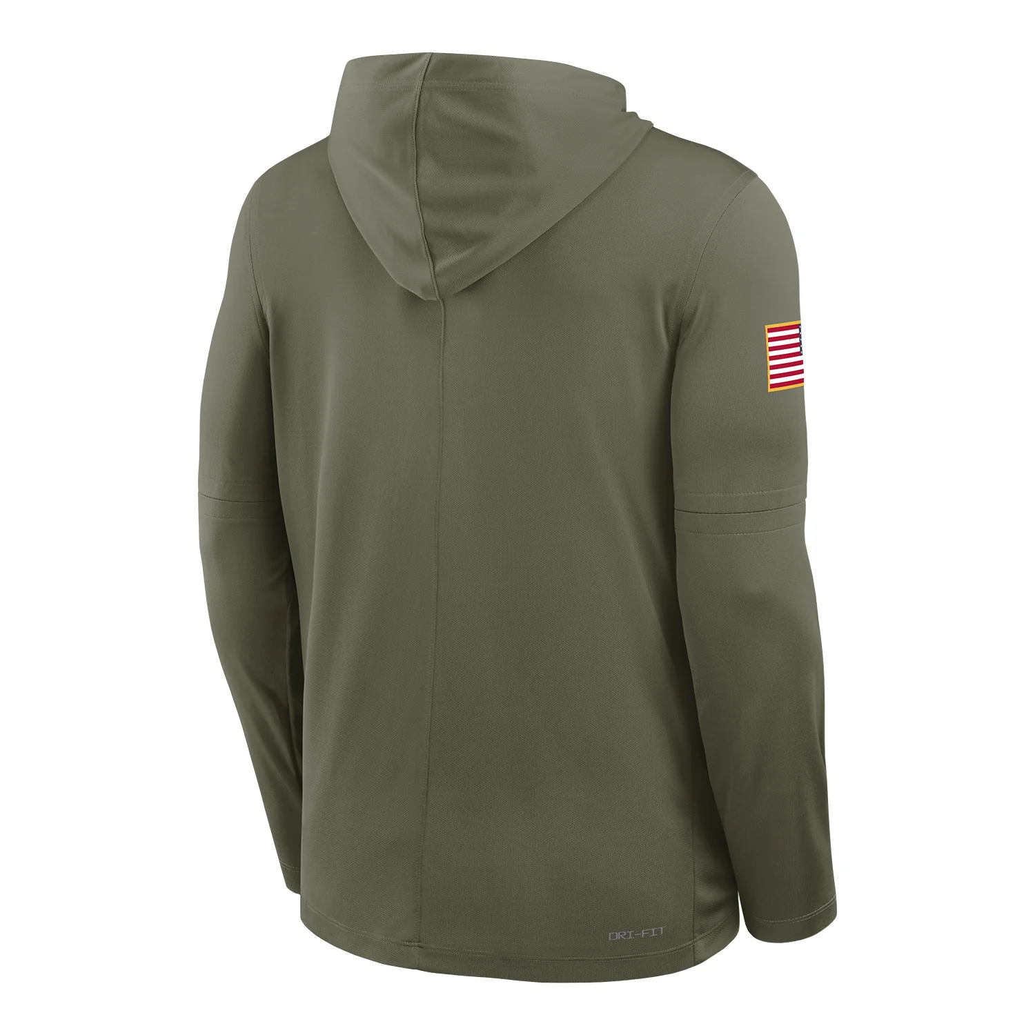 Michigan Wolverines Military Appreciation Forest Green Hoodie T-Shirt - Image 2