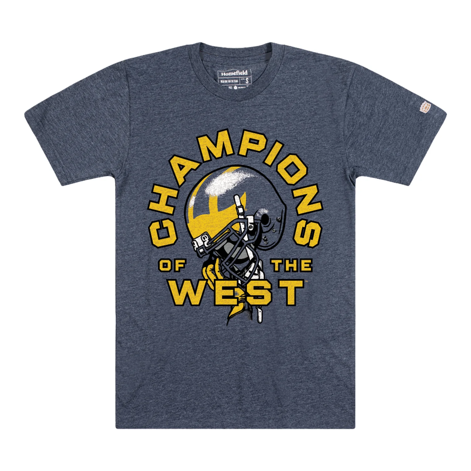 Michigan Wolverines Homefield Champions of the West T-Shirt