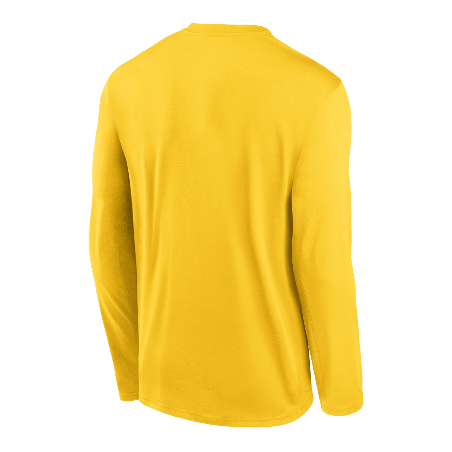 Michigan Wolverines Jordan Brand Basketball Maize Dri-FIT Shooting Long Sleeve T-Shirt - Image 2
