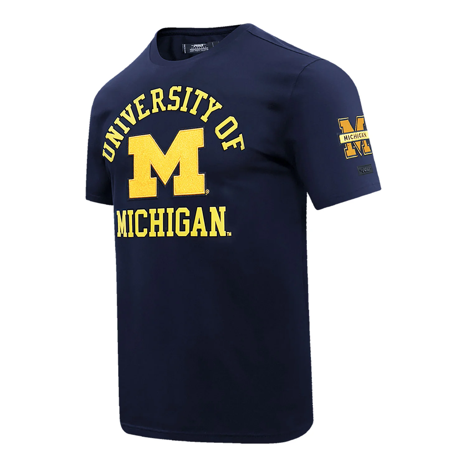 Michigan Wolverines Classic Stacked Logo SJ Tee