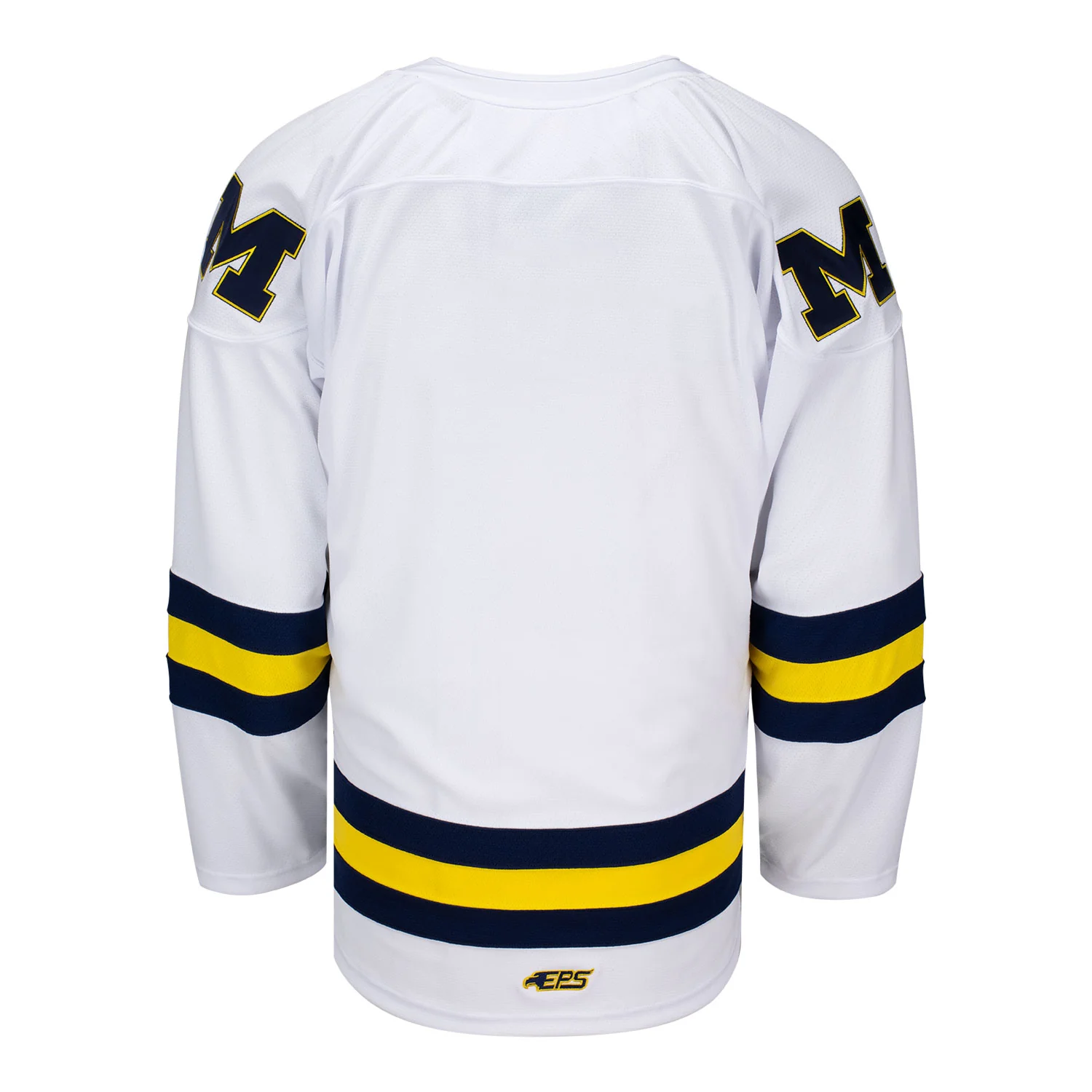 Michigan Wolverines Exclusive Pro Sports Men's Replica White Hockey Jersey - Image 2