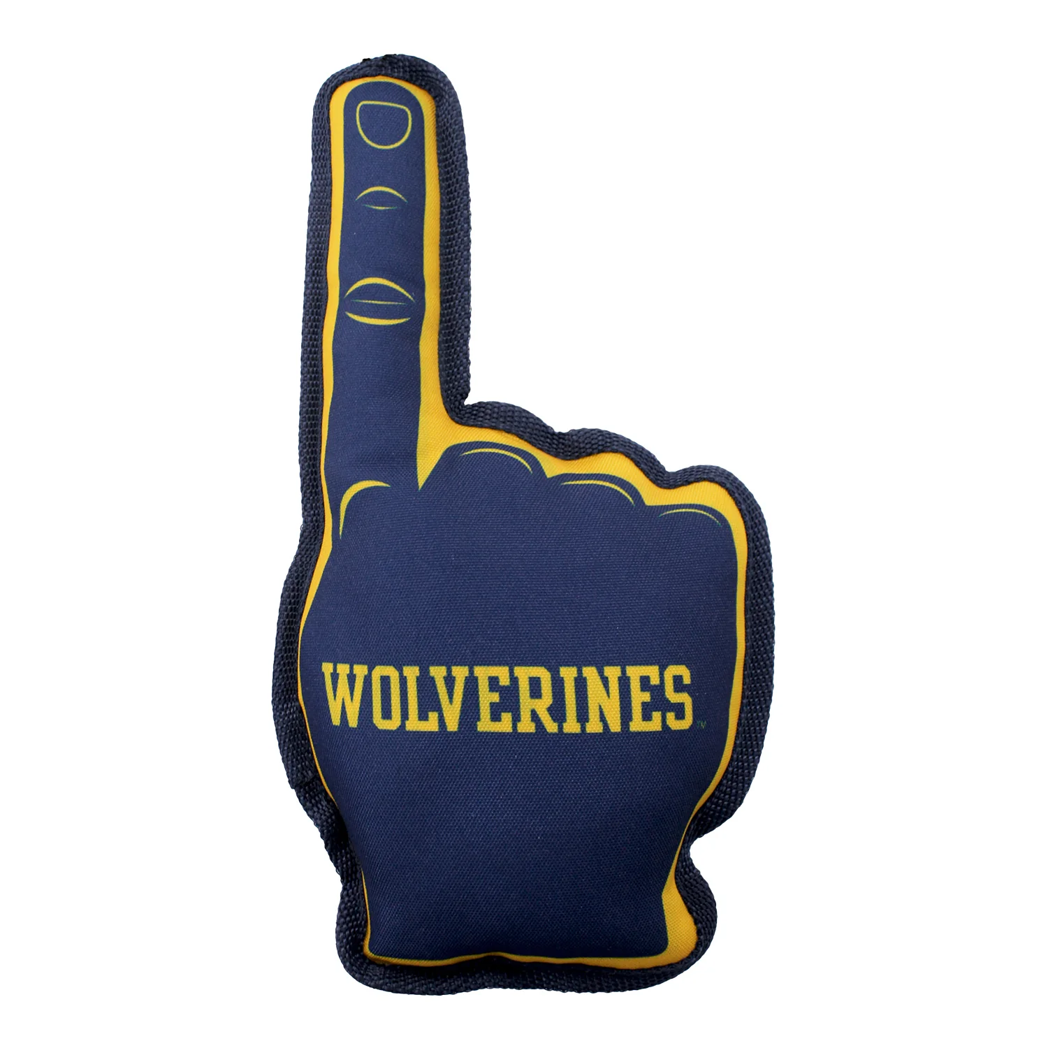 Michigan Wolverines Pets First #1 Fan Toy - Image 2