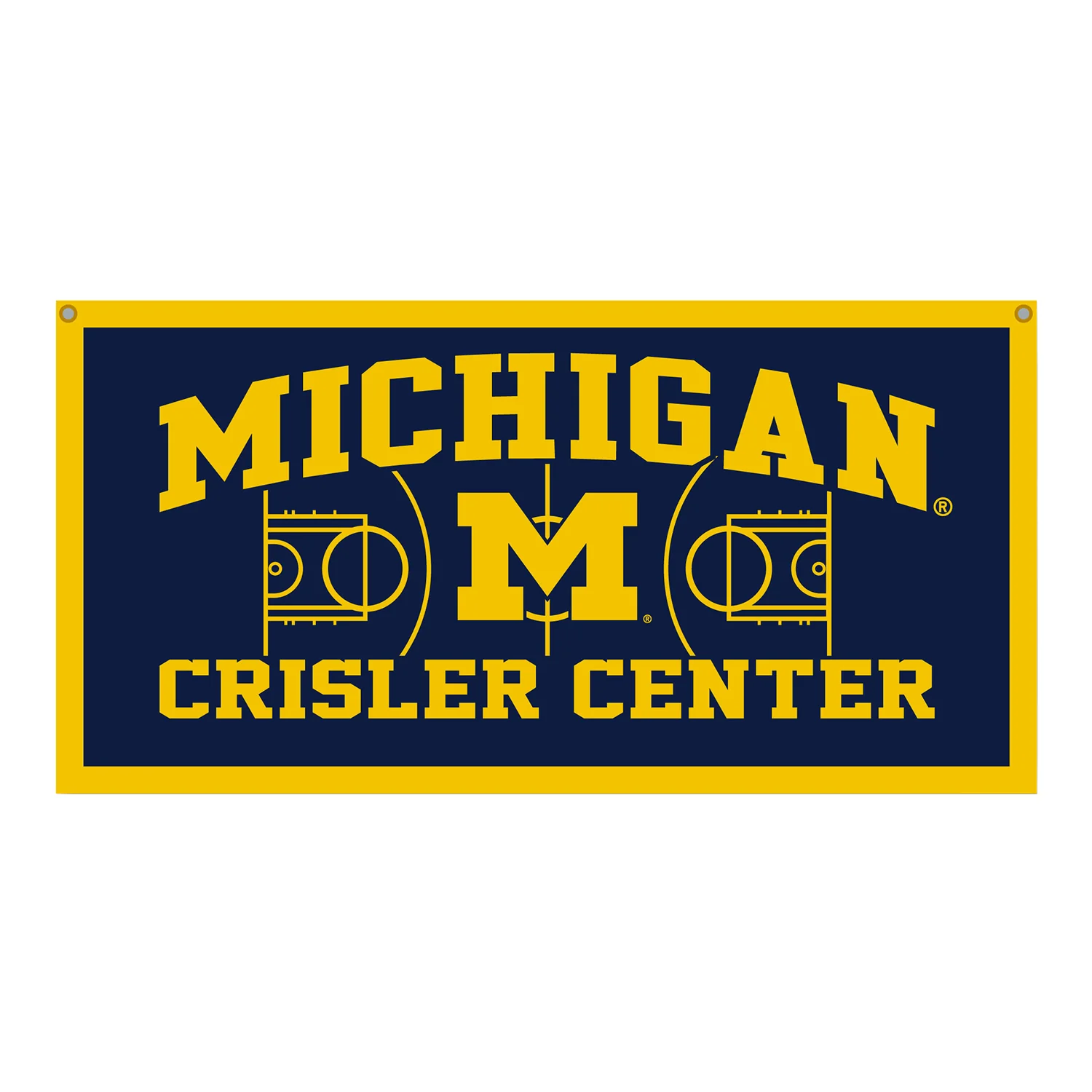 Michigan Wolverines Basketball Crisler Center Banner