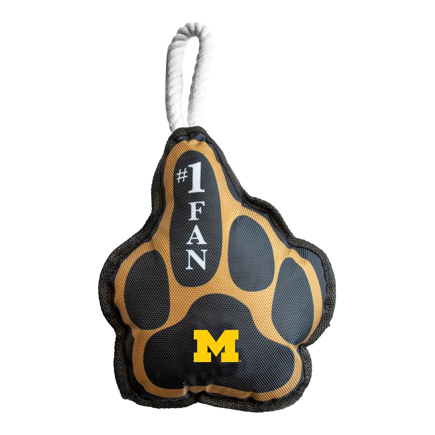 Michigan Wolverines #1 Fan Navy Pet Toy