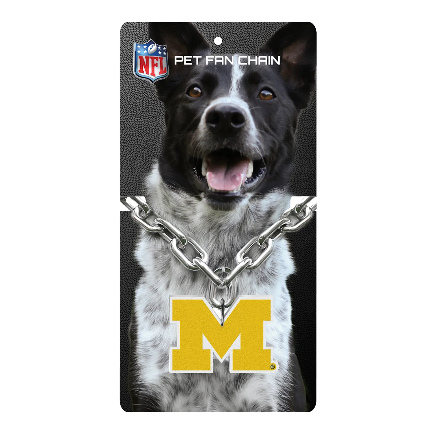 Michigan Wolverines Pet Fan Chain - Image 4