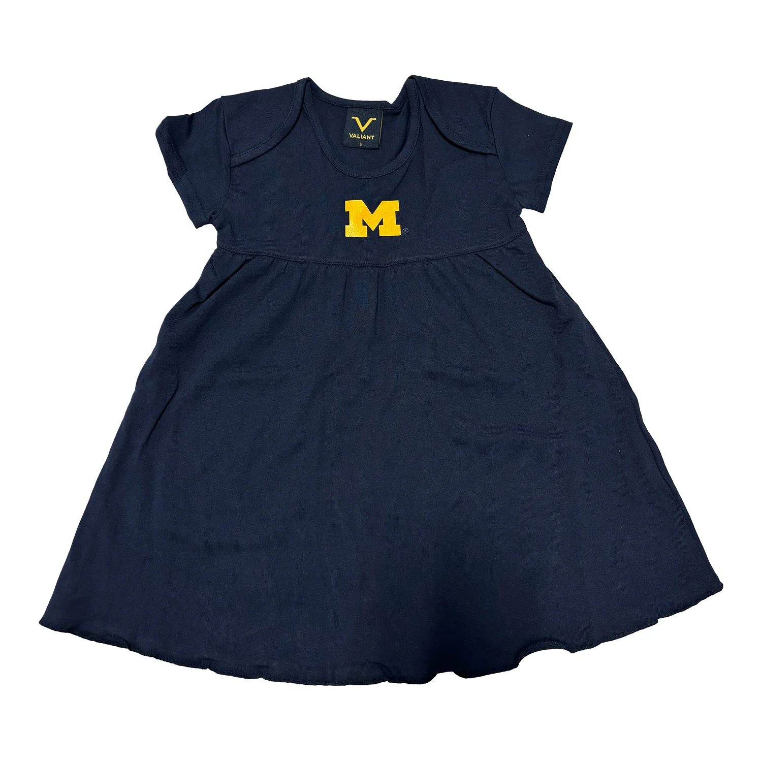 Youth Michigan Wolverines Valiant Navy Dress