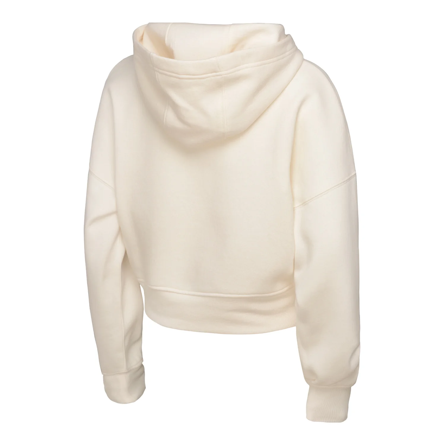 Michigan Wolverines Girls White Blitz Cropped Hoodie - Image 2