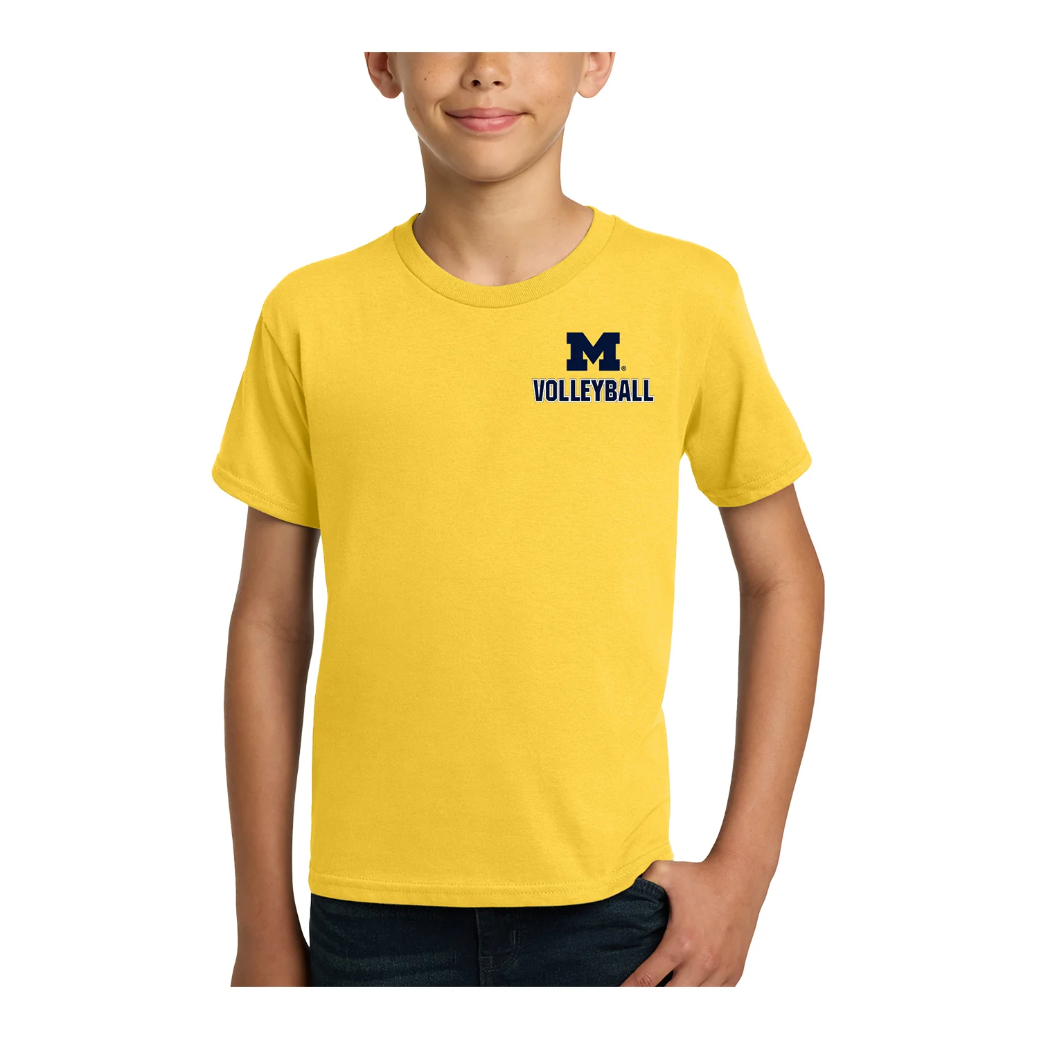Youth Michigan Wolverines 'Wish You Could Spike Like A Girl' Volleyball T- Shirt