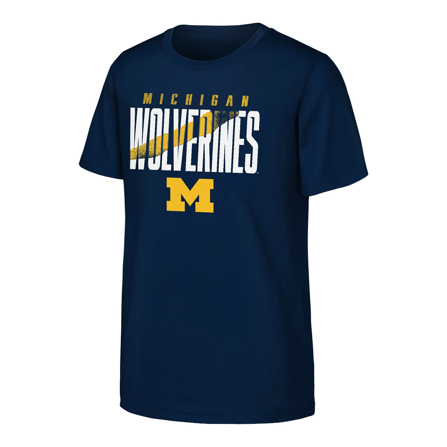 Michigan Wolverines Youth Cut Through Navy Tee