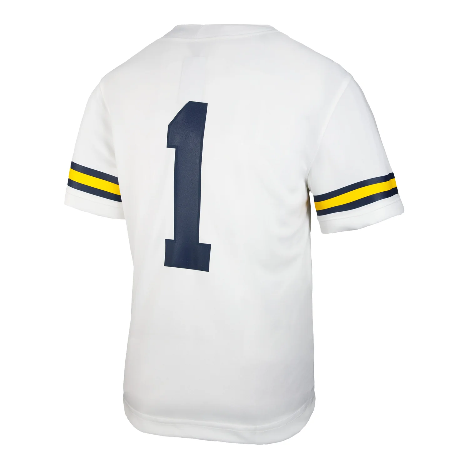 Michigan Wolverines Jordan Football #1 Youth Away Jersey - Image 2