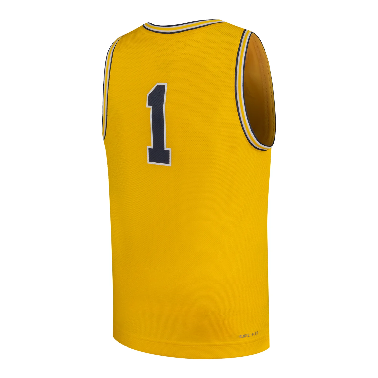 Michigan Wolverines Jordan Basketball #1 Youth Alternate Jersey - Image 2