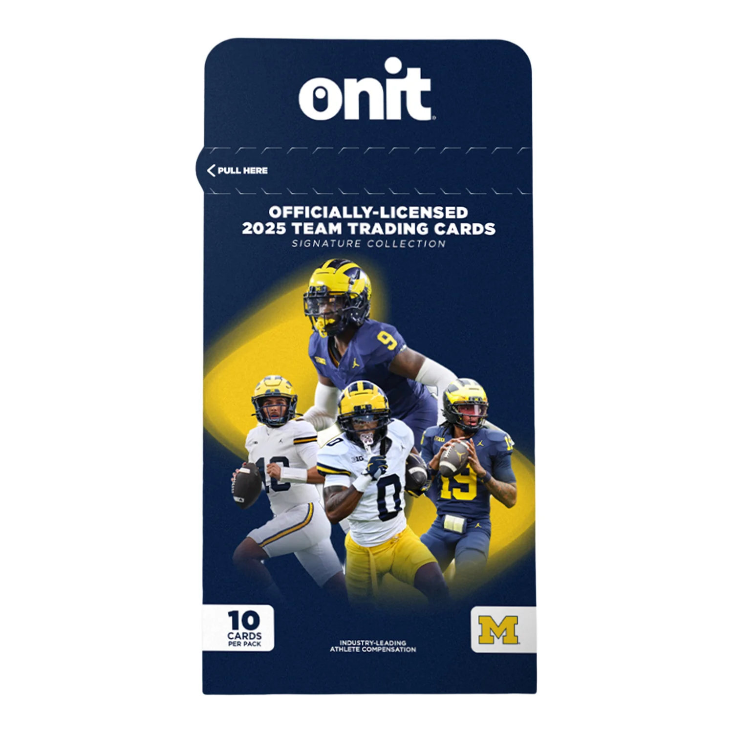 Michigan Wolverines ONIT 2025 Football Student Athlete Team Trading Card Pack
