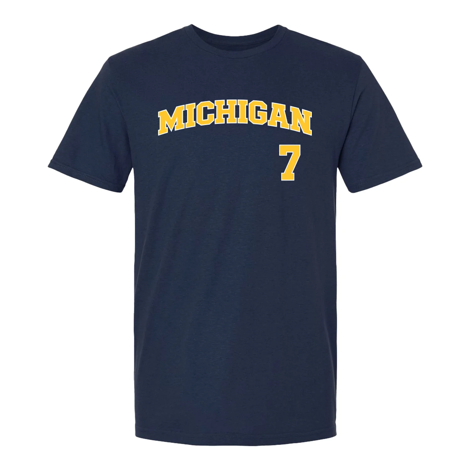 Michigan Wolverines Baseball Student Athlete #7 Joe Longo T-Shirt - Image 2