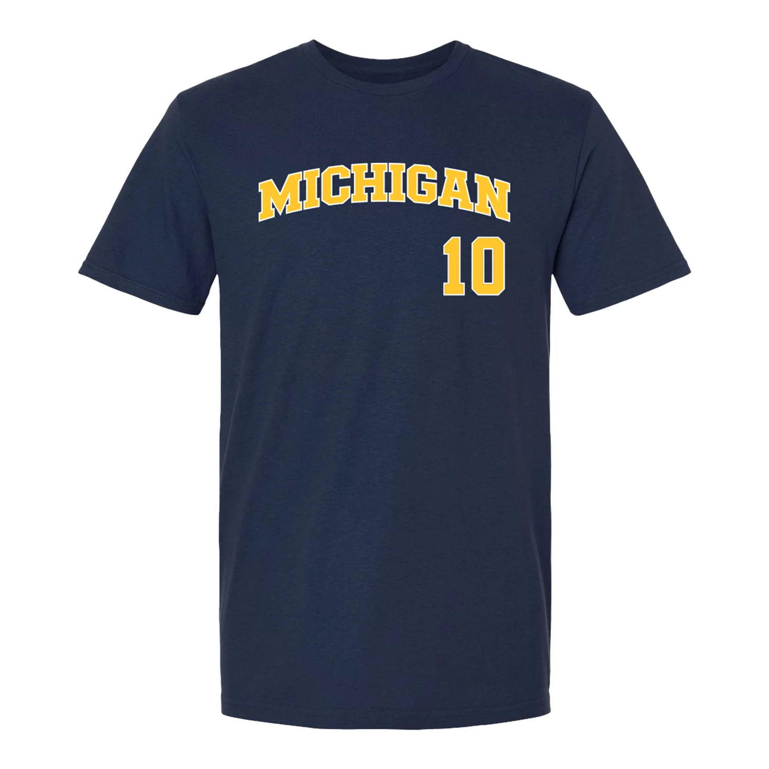 Michigan Wolverines Baseball Student Athlete #10 Tate Carey T-Shirt - Image 2