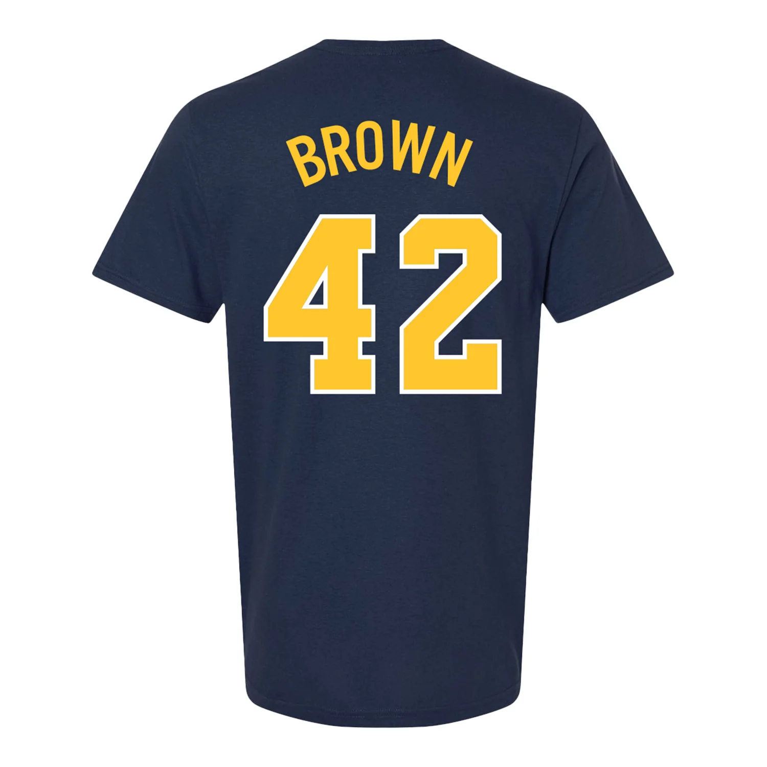 Michigan Wolverines Baseball Student Athlete #42 Justin Brown T-Shirt