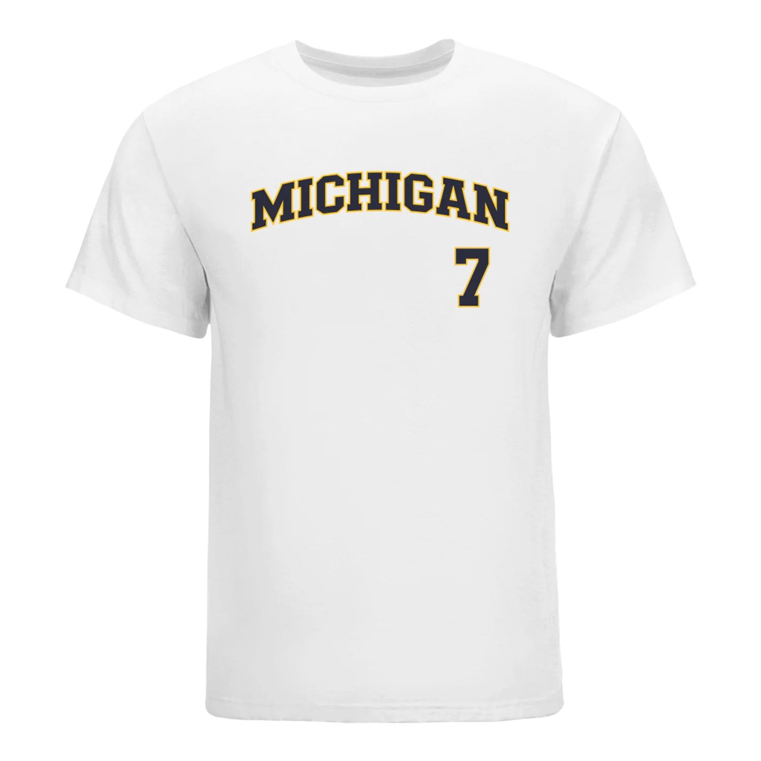 Michigan Wolverines Softball Student Athlete #7 Maddie Erickson T-Shirt - Image 2