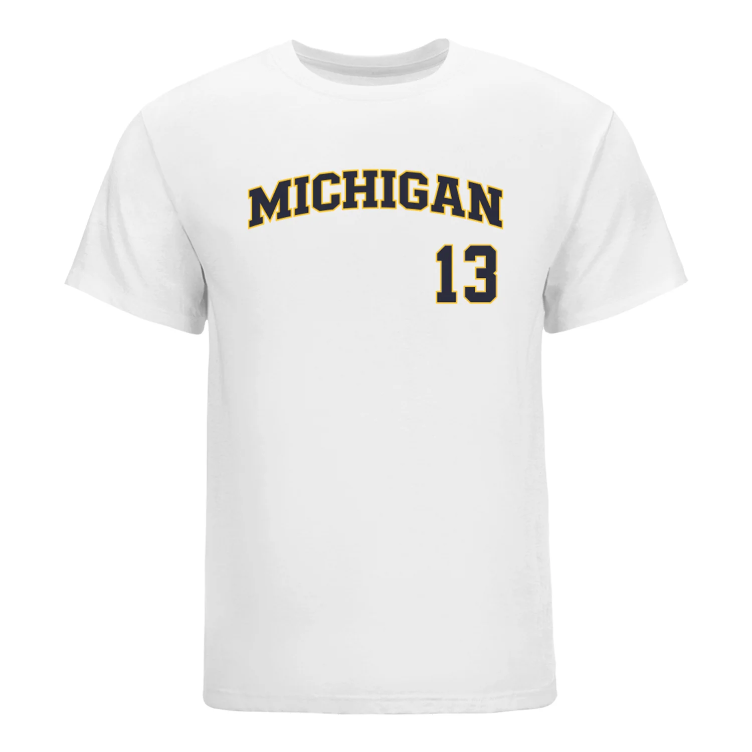Michigan Wolverines Softball Student Athlete #13 Jenissa Conway T-Shirt - Image 2
