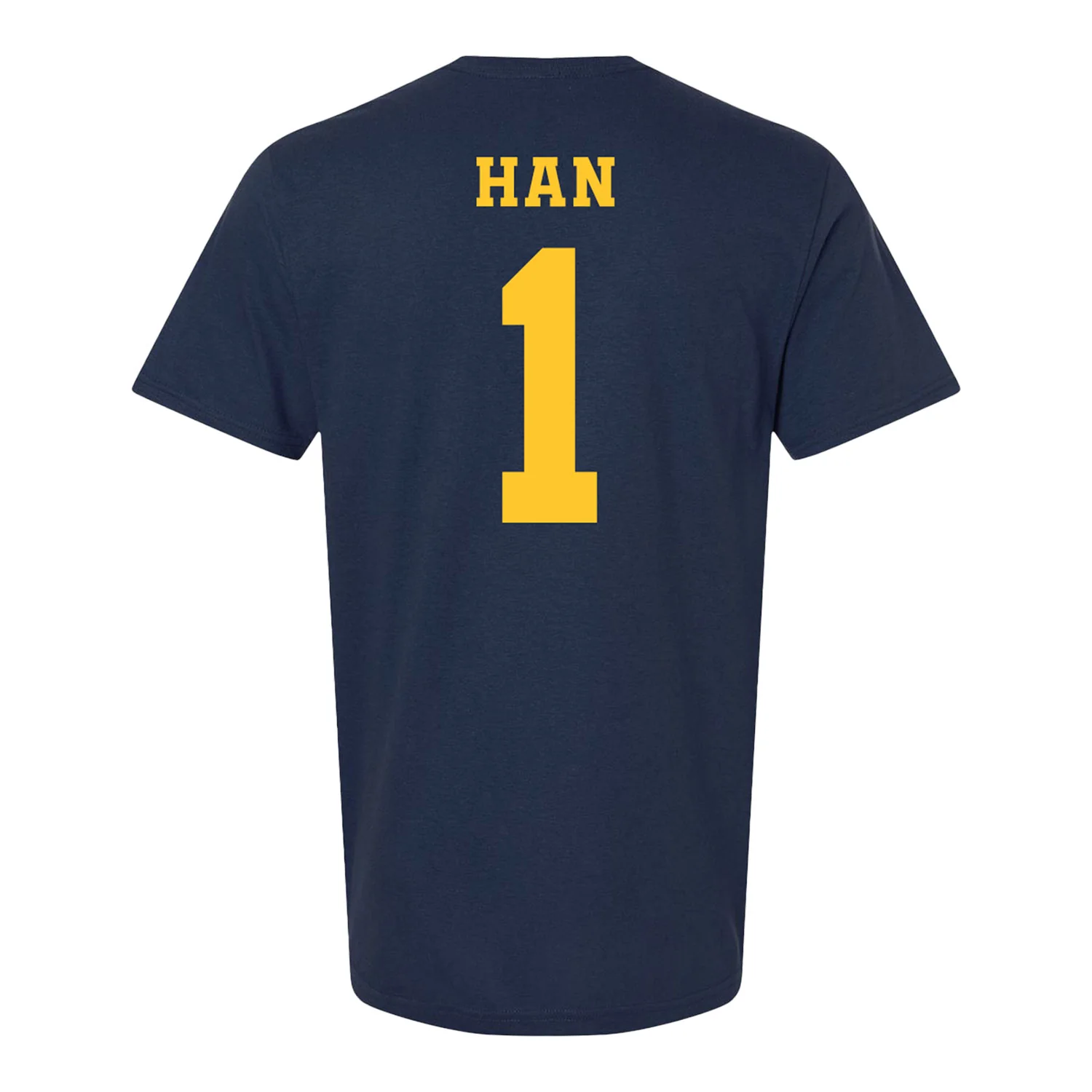 Michigan Wolverines Men's Lacrosse Student Athlete #1 Matt Han T-Shirt