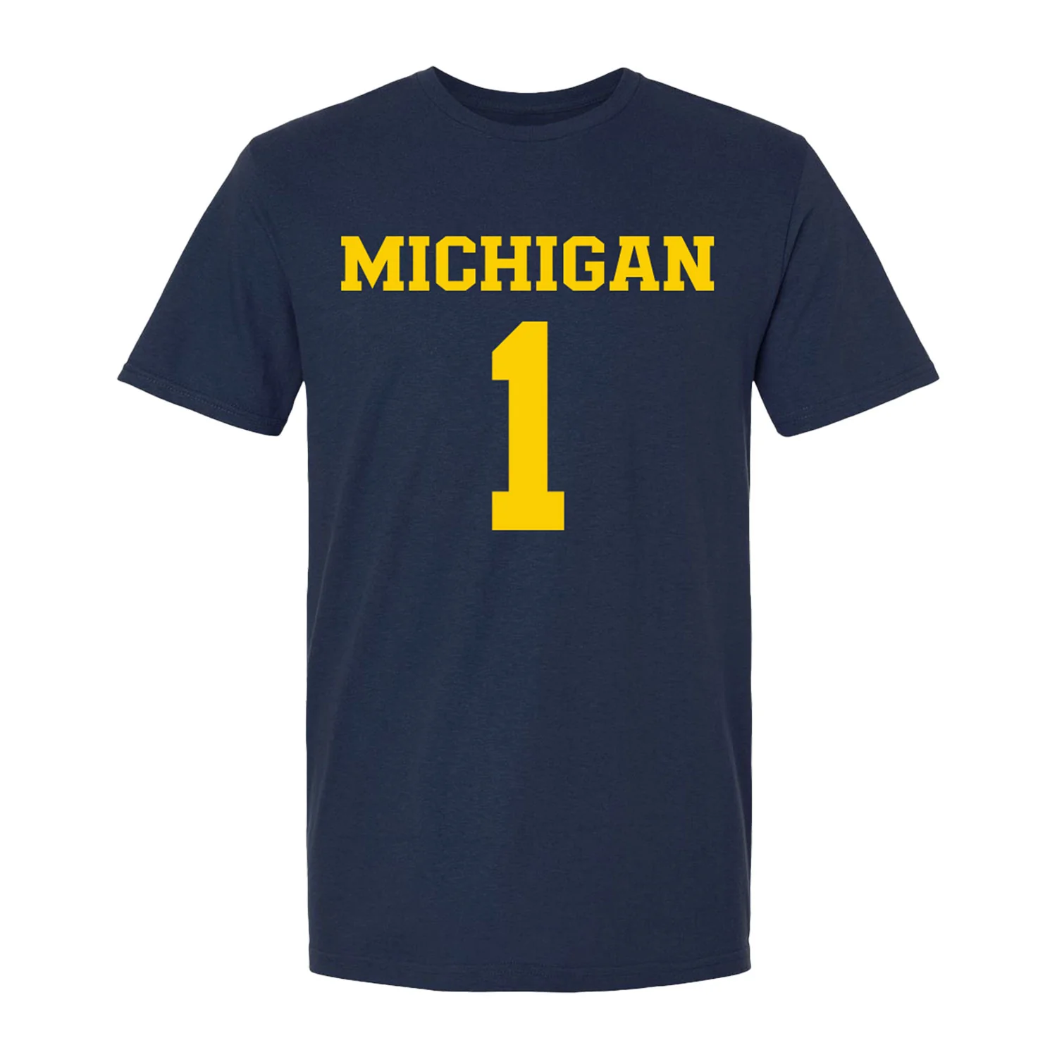 Michigan Wolverines Men's Lacrosse Student Athlete #1 Matt Han T-Shirt - Image 2