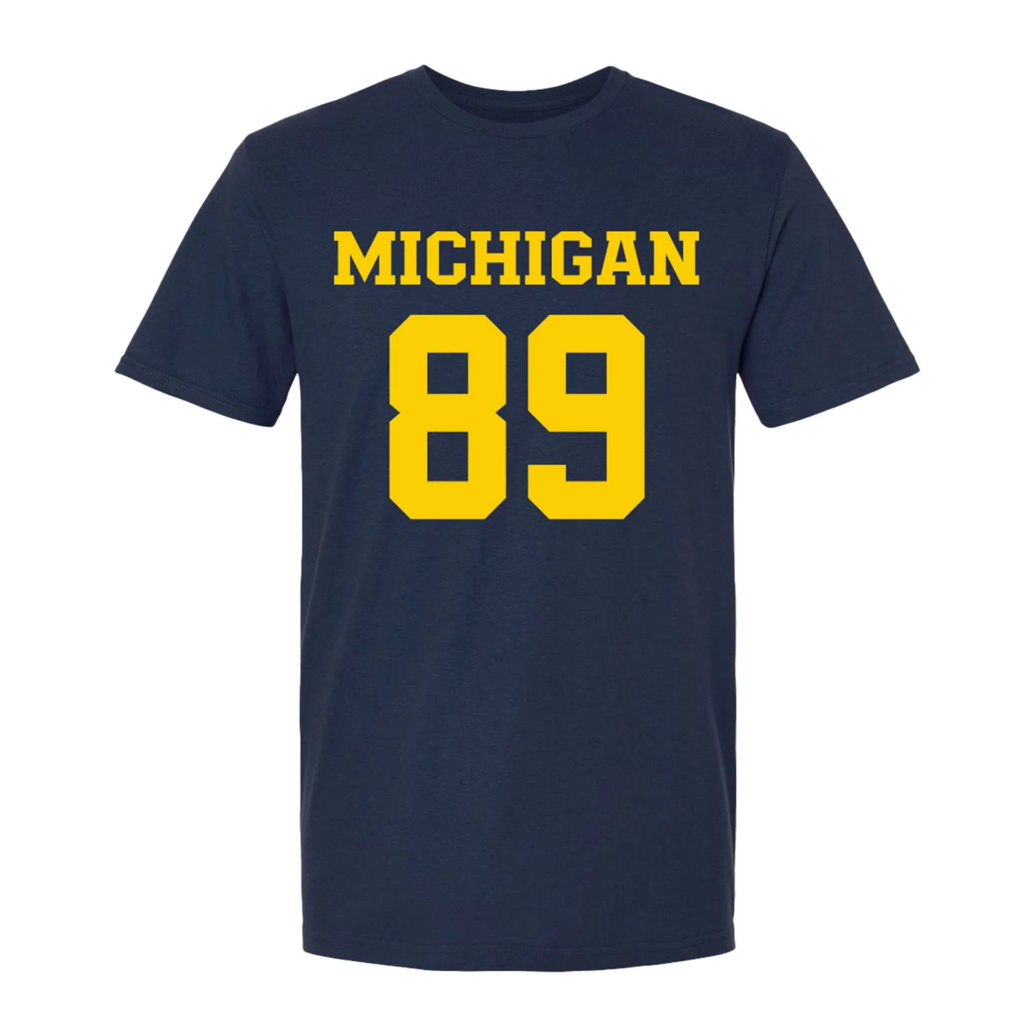 Michigan Wolverines Men's Lacrosse Student Athlete #89 Mason Vance T-Shirt - Image 2