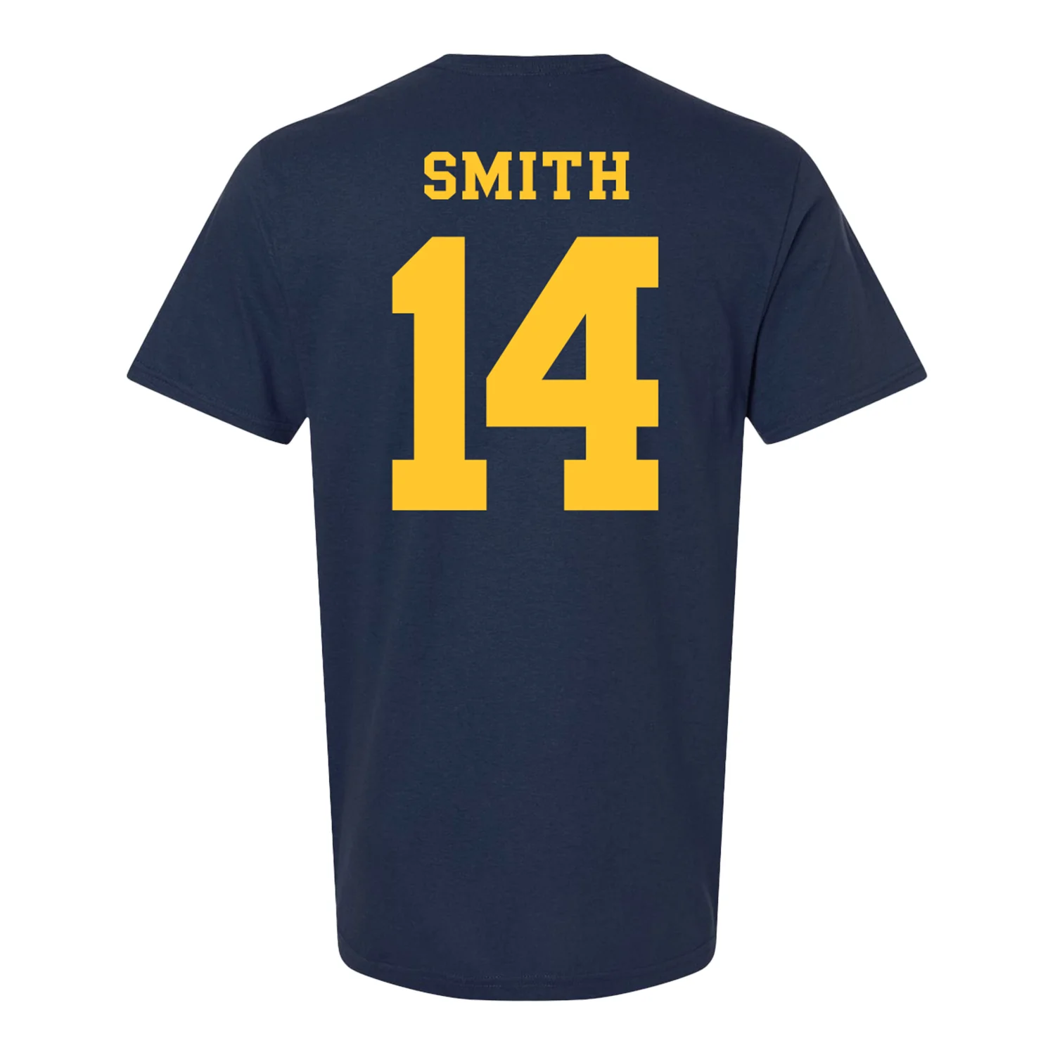 Michigan Wolverines Women's Lacrosse Student Athlete #14 Jill Smith T-Shirt
