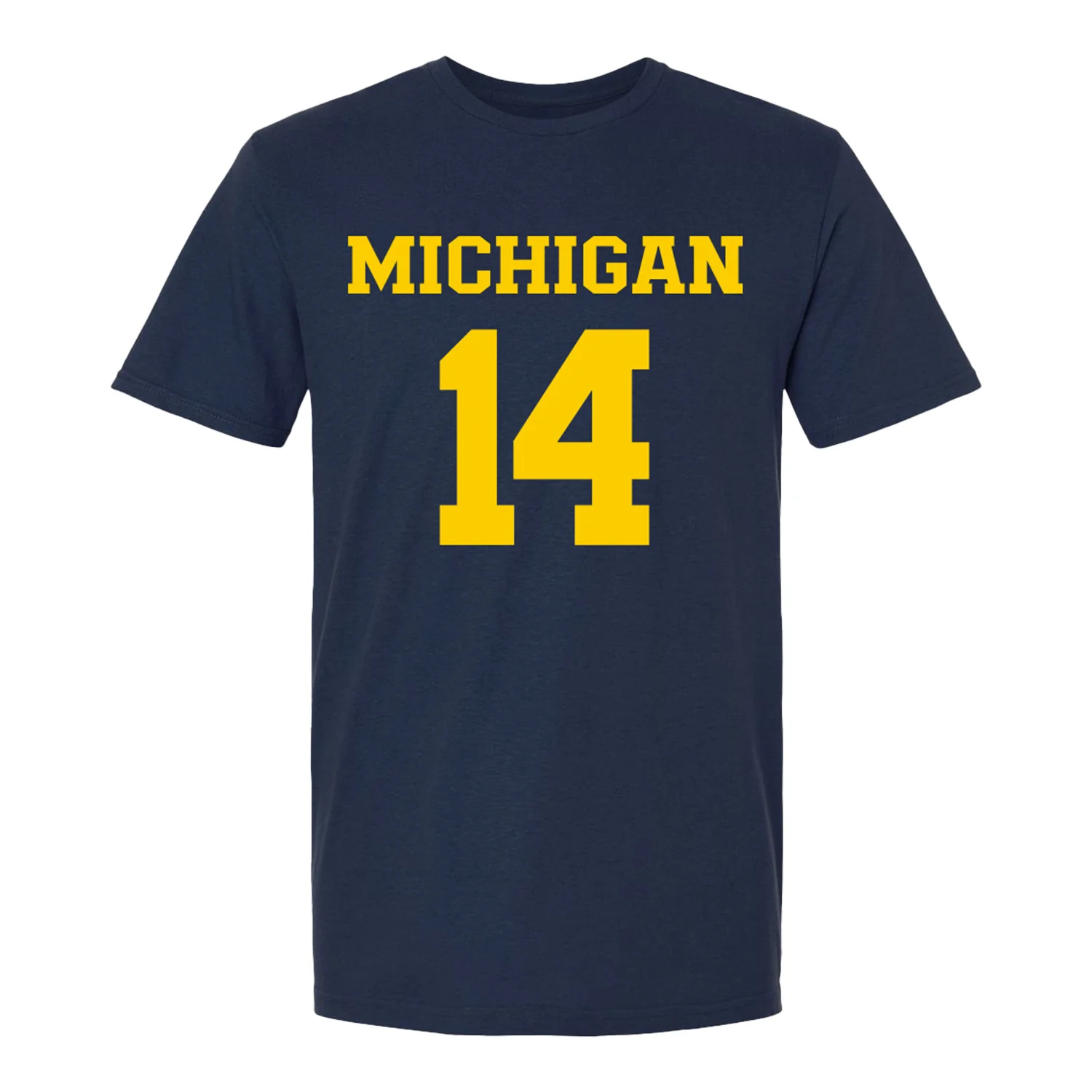 Michigan Wolverines Women's Lacrosse Student Athlete #14 Jill Smith T-Shirt - Image 2