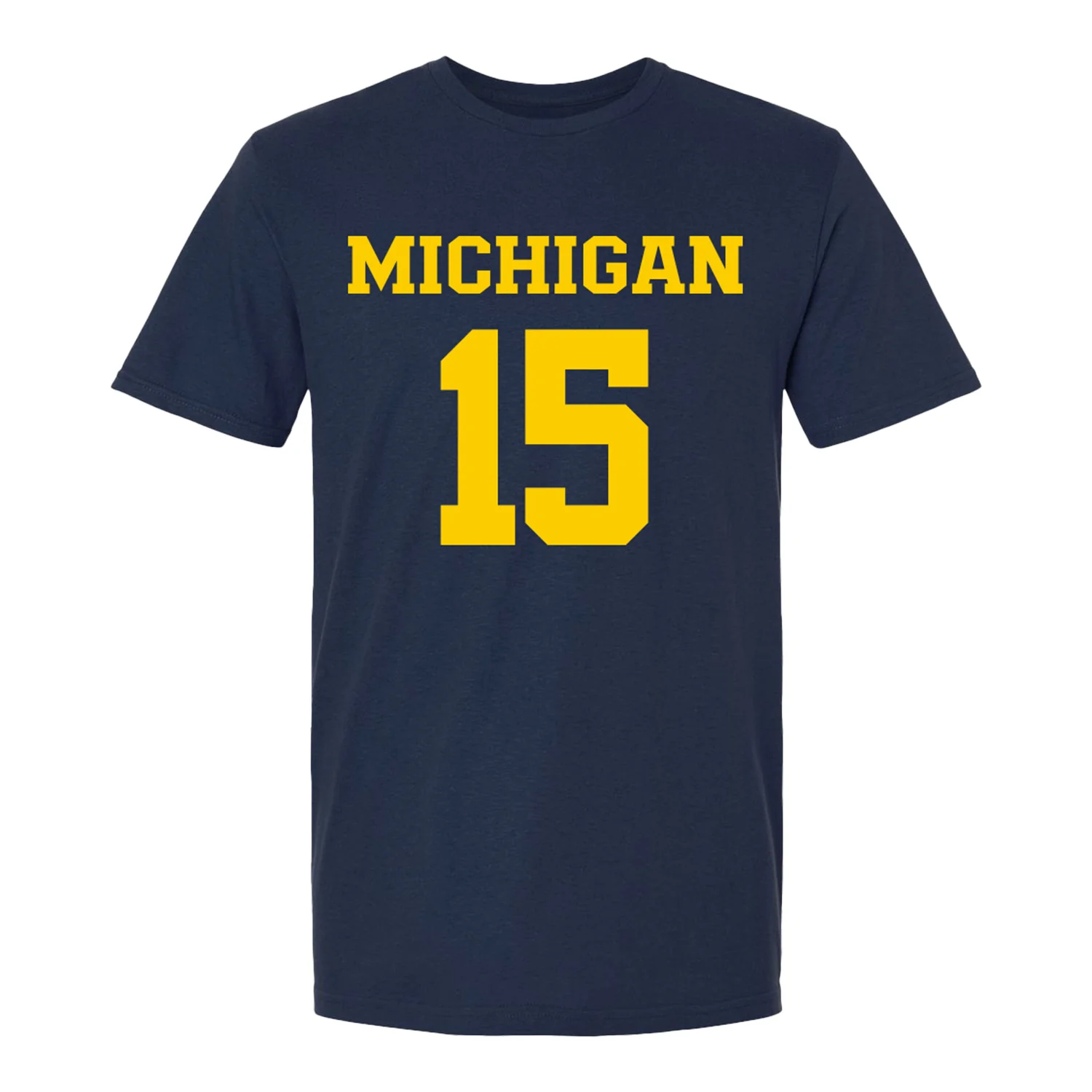 Michigan Wolverines Women's Lacrosse Student Athlete #15 Maya Rutherford T-Shirt - Image 2
