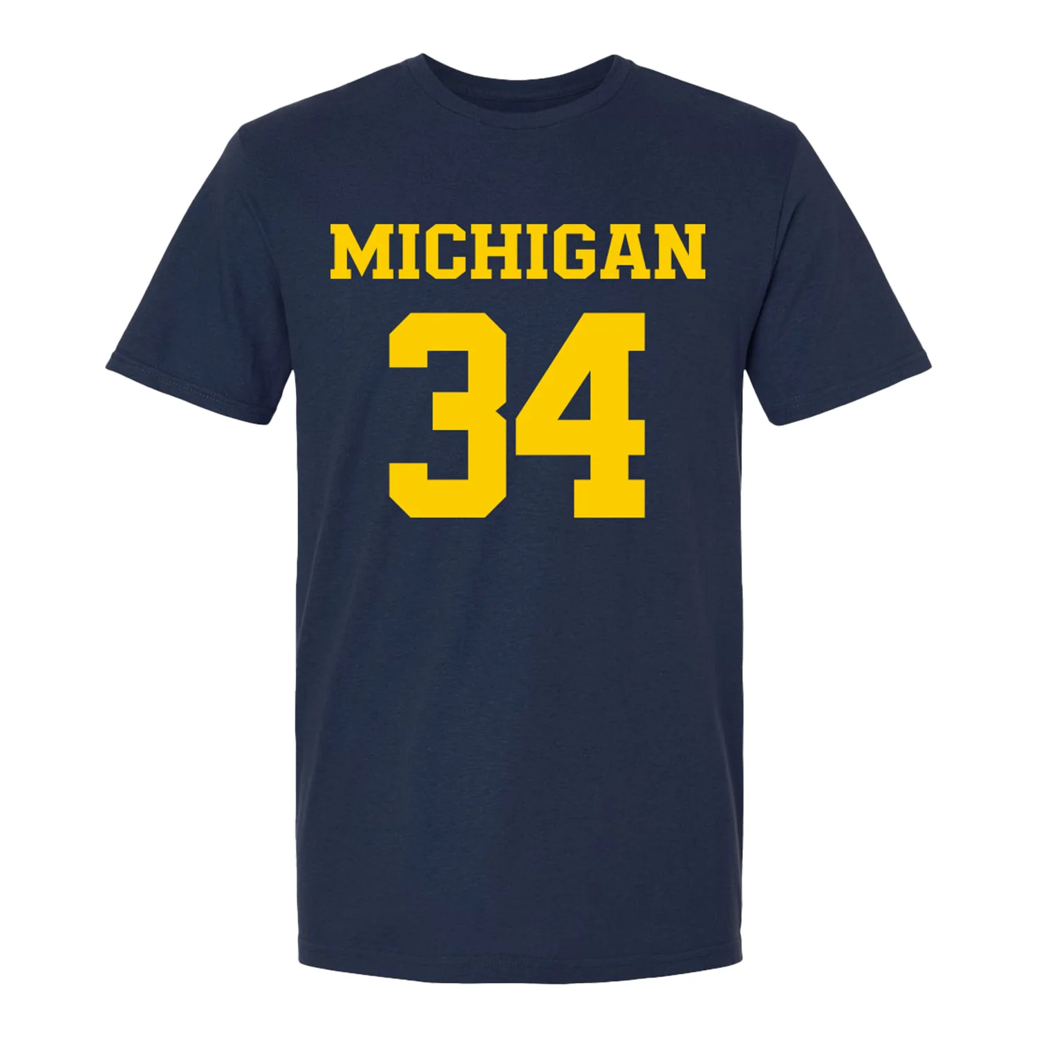 Michigan Wolverines Women's Lacrosse Student Athlete #34 Isabel DiNanno T-Shirt - Image 2