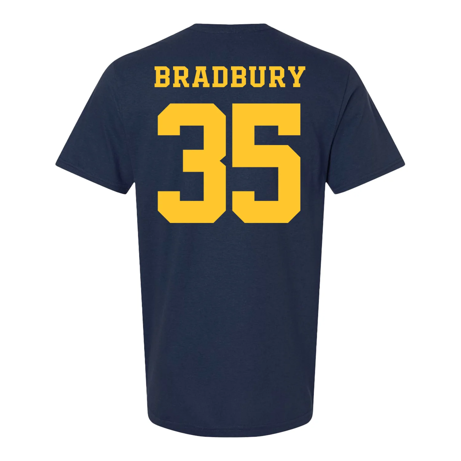 Michigan Wolverines Women's Lacrosse Student Athlete #35 Emma Bradbury T-Shirt