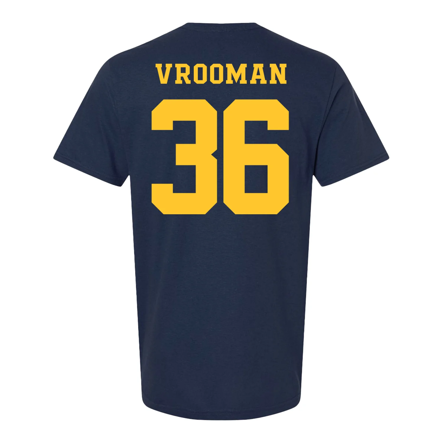 Michigan Wolverines Women's Lacrosse Student Athlete #36 Brinley Vrooman T-Shirt