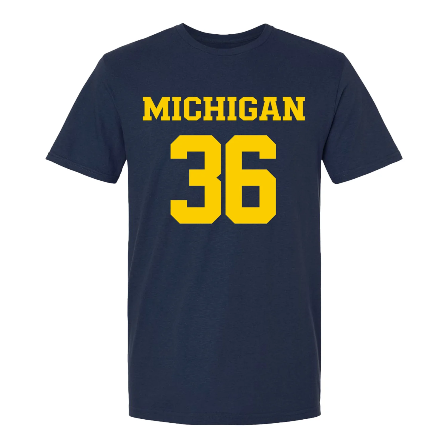 Michigan Wolverines Women's Lacrosse Student Athlete #36 Brinley Vrooman T-Shirt - Image 2