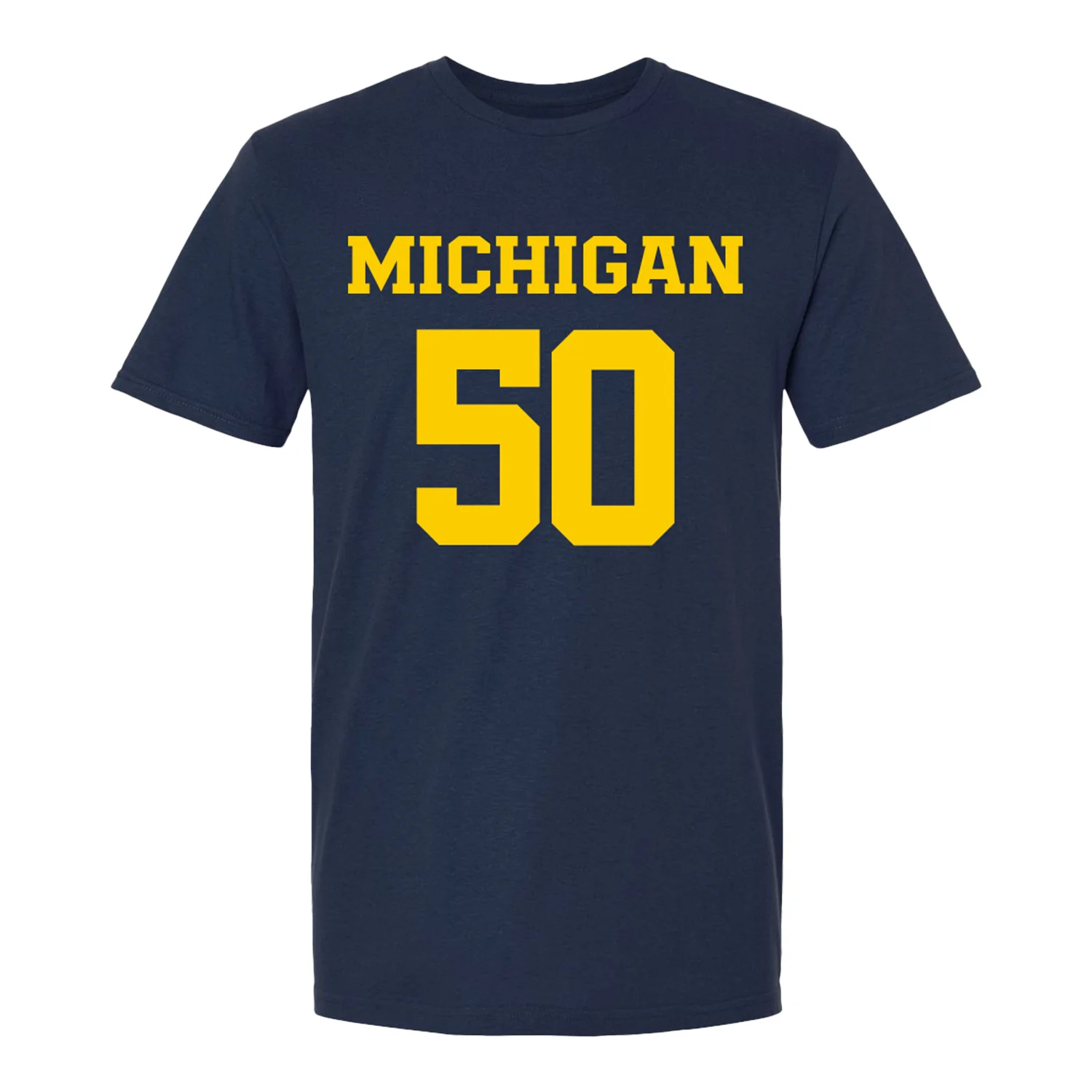 Michigan Wolverines Women's Lacrosse Student Athlete #50 Erin O'Grady T-Shirt - Image 2