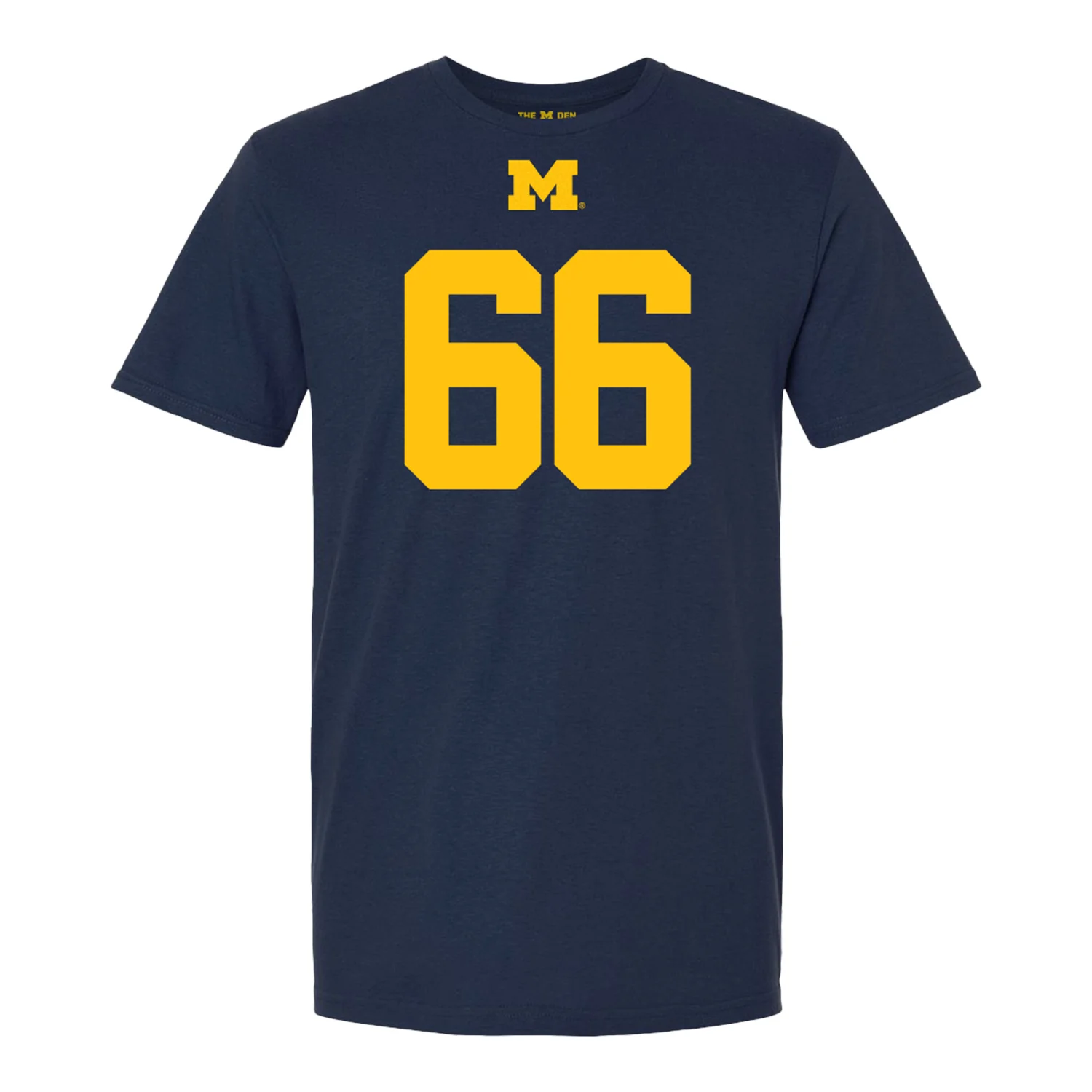 Michigan Wolverines #66 Dan Taraboi Student Athlete Blue Football T-Shirt - Image 2
