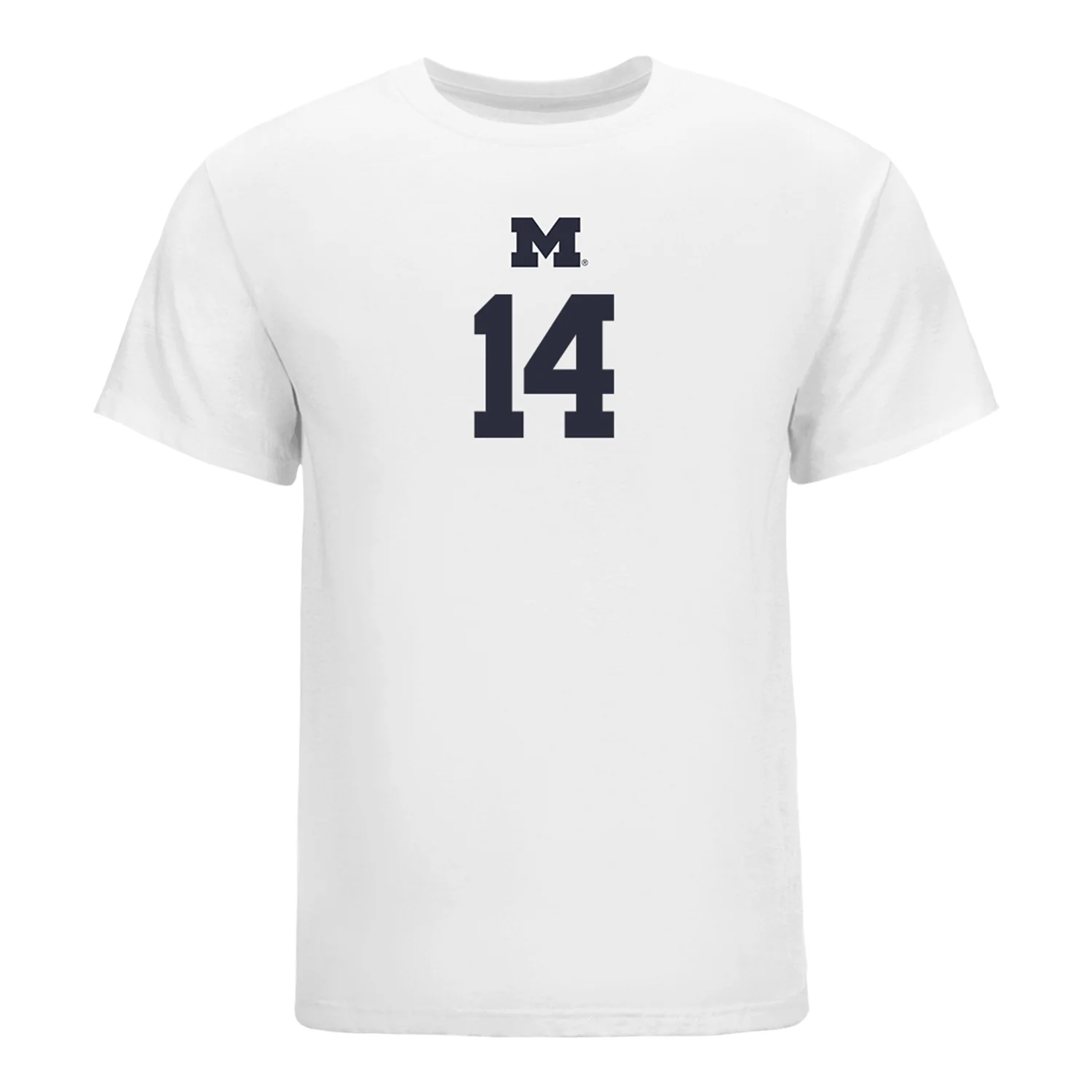 Michigan Wolverines Women's Volleyball Student Athlete T-Shirt #14 Hannah Brady - Image 2