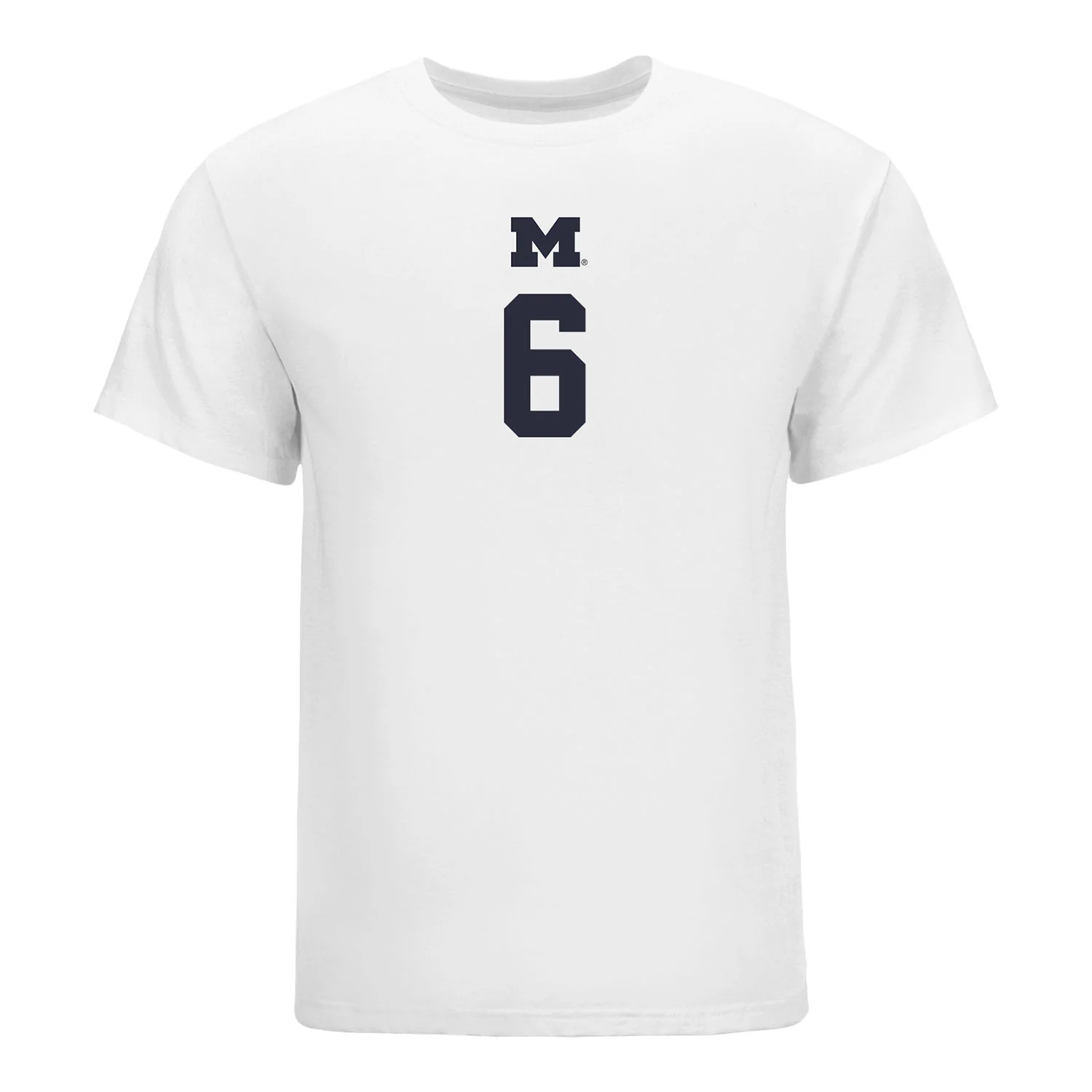 Michigan Wolverines Women's Volleyball Student Athlete T-Shirt #6 Ellie White - Image 2