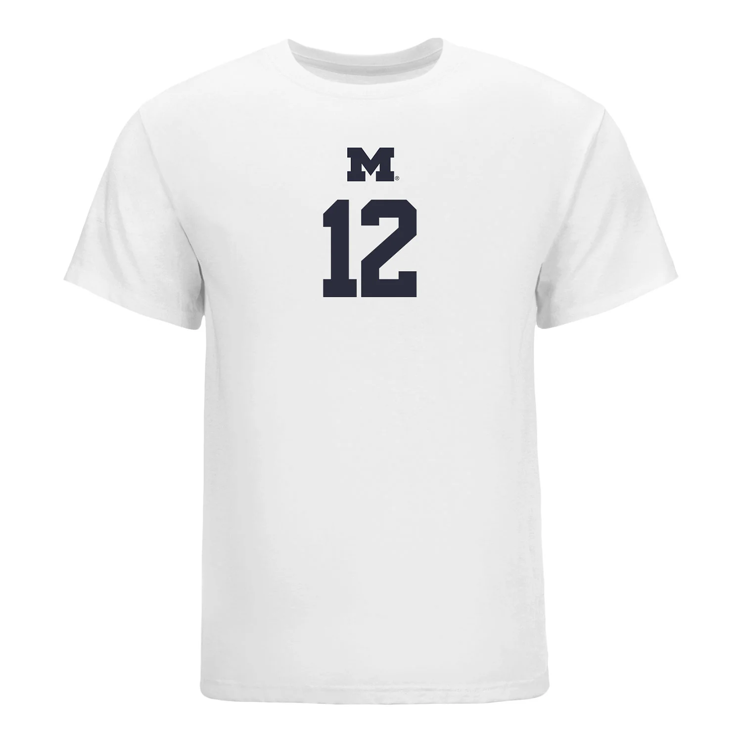 Michigan Wolverines Women's Volleyball Student Athlete T-Shirt #12 Jenna Hanes - Image 2
