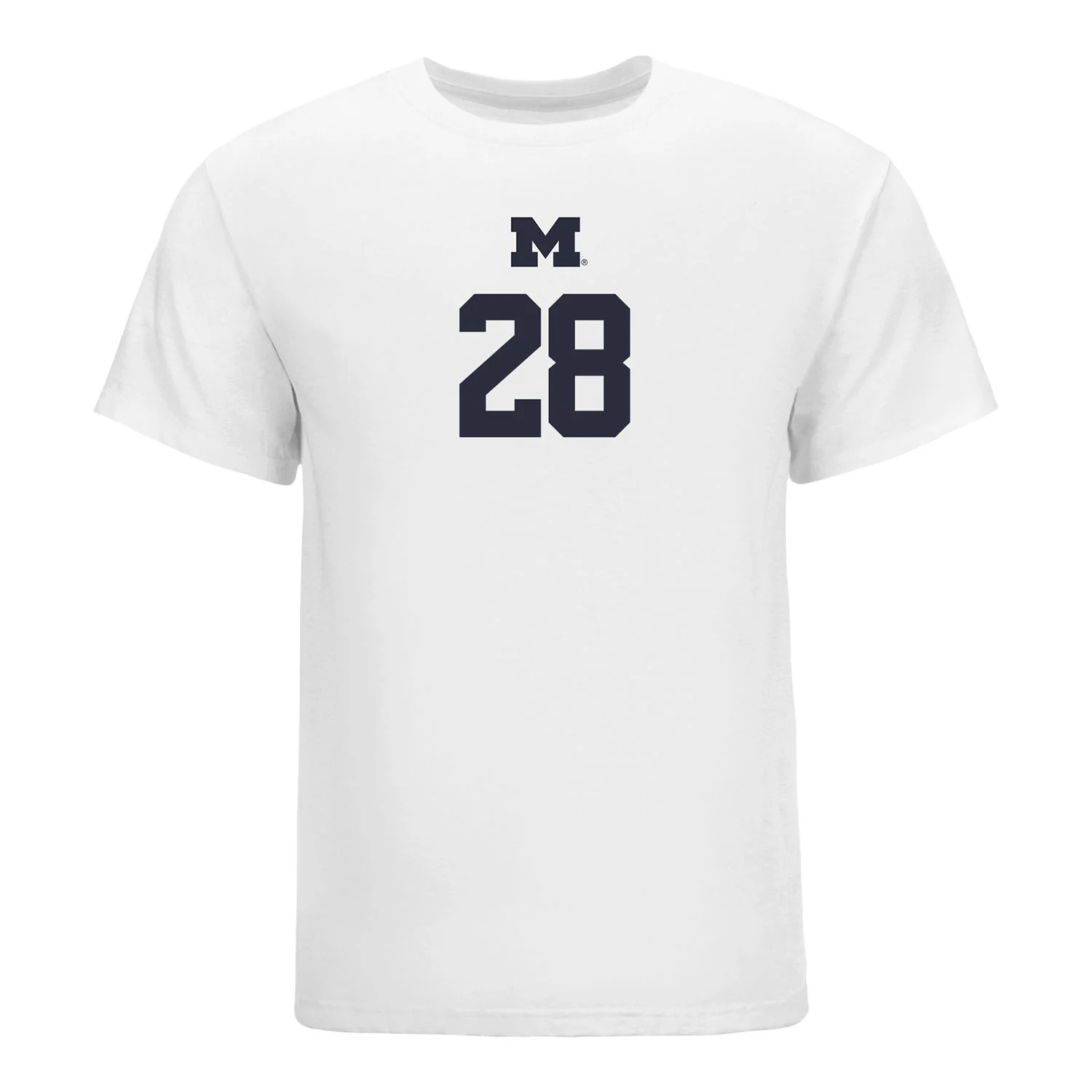 Michigan Wolverines Women's Volleyball Student Athlete T-Shirt #28 Trixie McMillin - Image 2