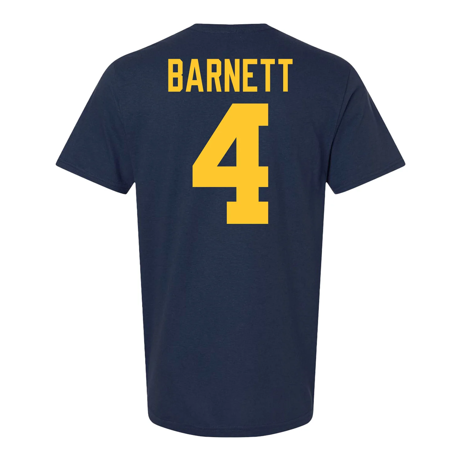 Michigan Wolverines Men's Hockey Student Athlete #4 Asher Burnett T-Shirt